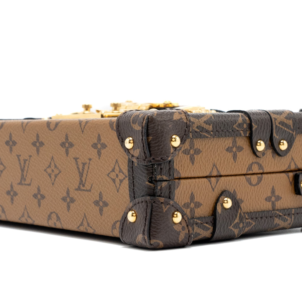 LOUIS VUITTON PETITE MALLE MONOGRAM REVERSE CANVAS GHW