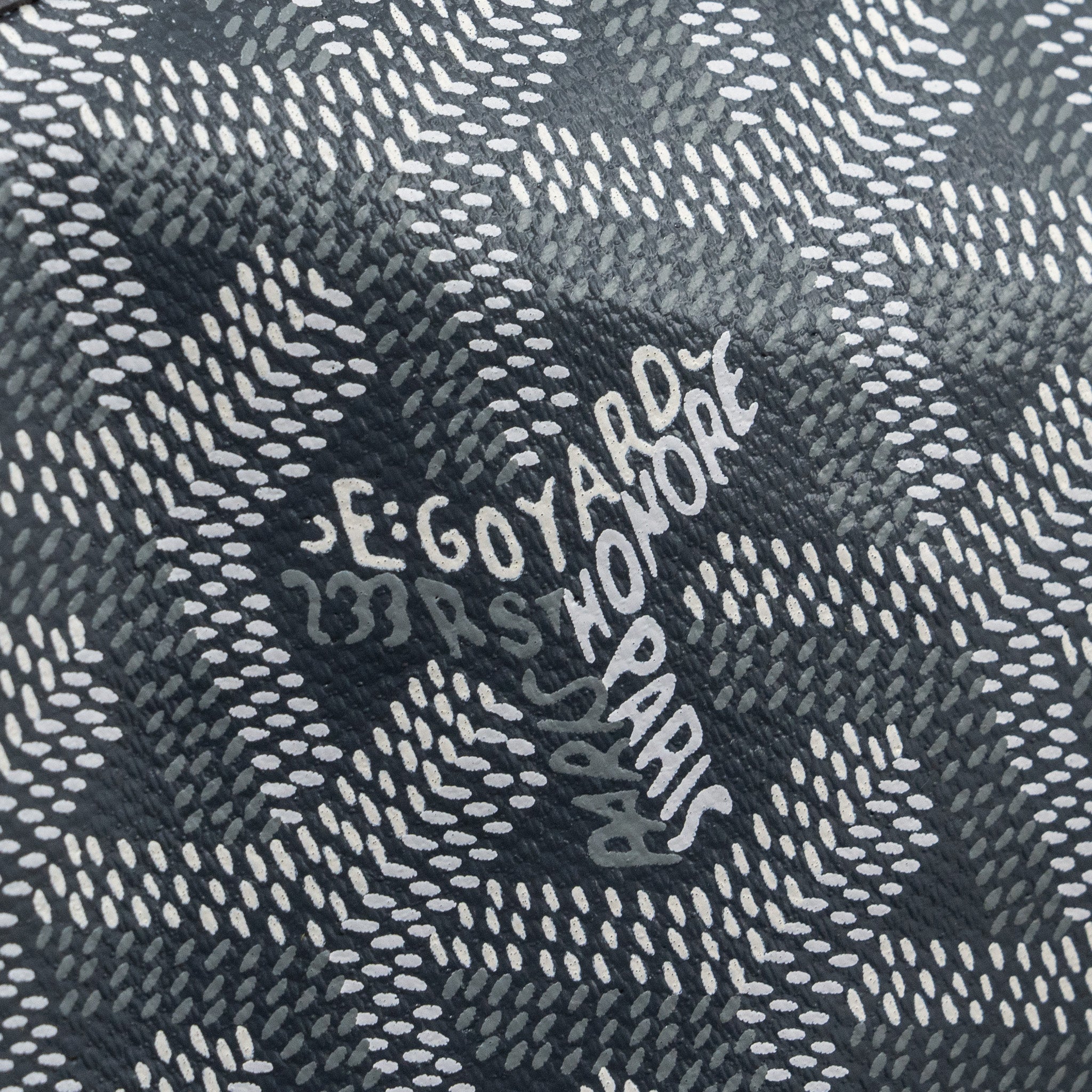 GOYARD SAINT LOUIS PM TOTE BAG GOYARDINE CANVAS GREY / MULTICOLOURED SHW