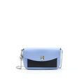 DIOR EVENING WALLET ON CHAIN LIGHT BLUE/ BLACK/ WHITE