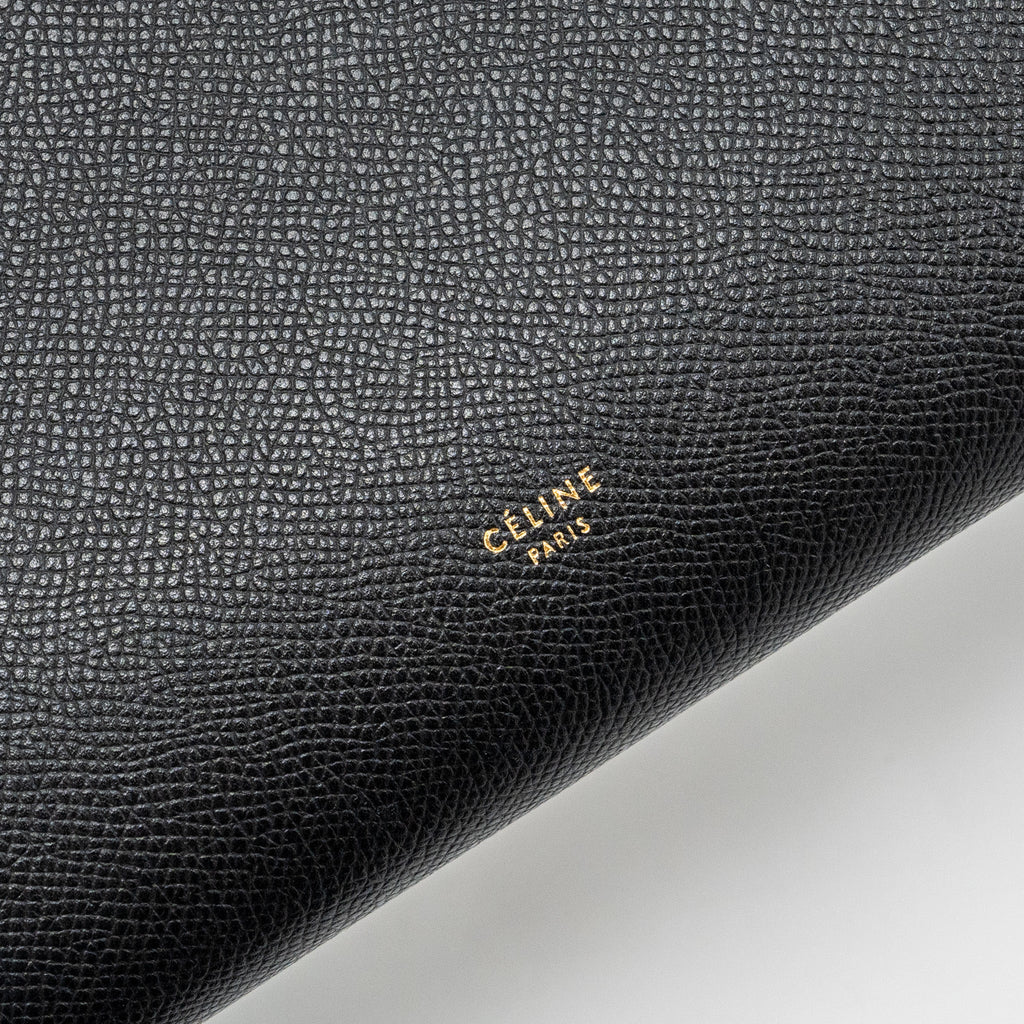 CELINE MINI BELT BAG GRAINED CALFSKIN BLACK GHW