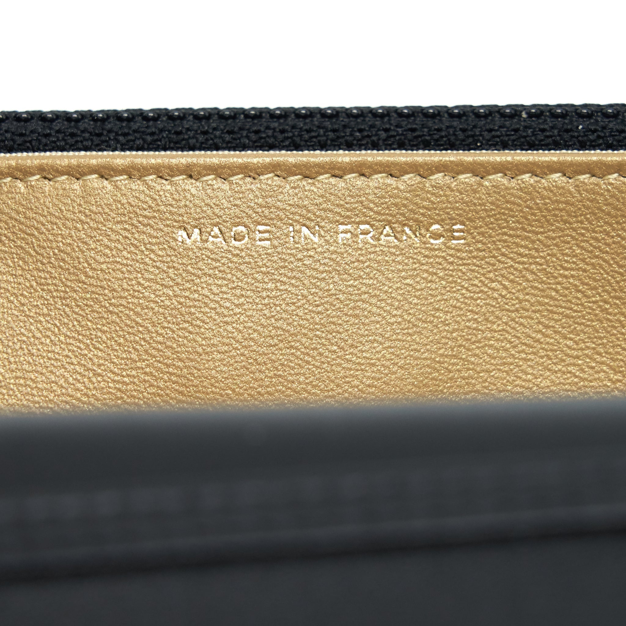 CHANEL PEARL CRUSH WALLET ON CHAIN BLACK GHW (MICRICHIP)