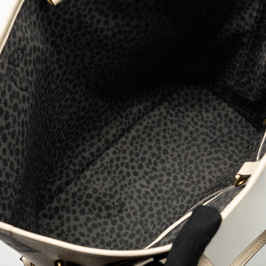 LOUIS VUITTON NEVERFULL MM WILD AT HEART EMPREINTE CREAM GHW