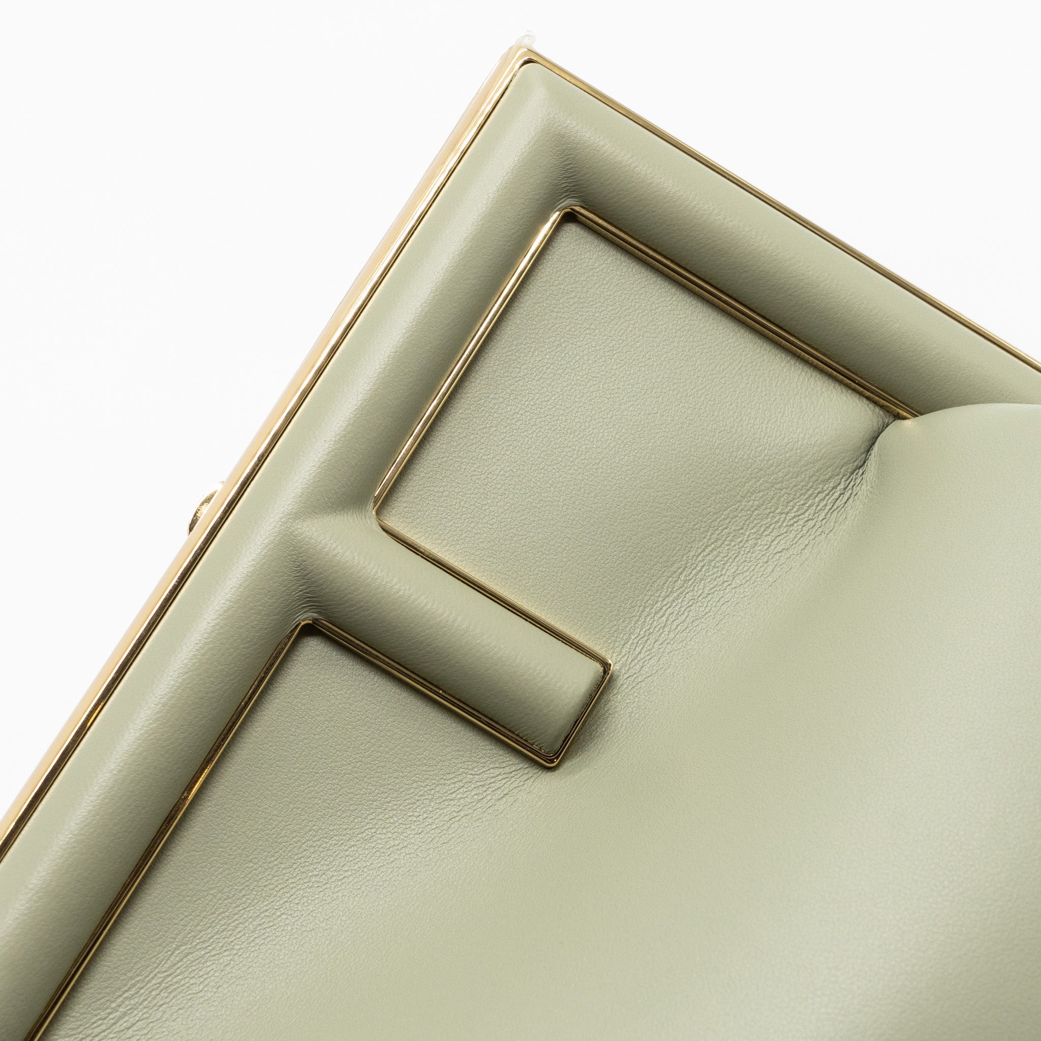 FENDI FENDI FIRST MIDI NAPPA LIGHT GREEN GHW