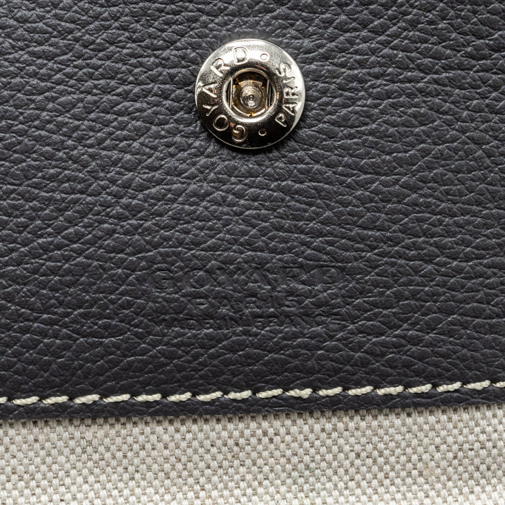 GOYARD SAINT LOUIS PM TOTE BAG GOYARDINE CANVAS GREY / MULTICOLOURED SHW