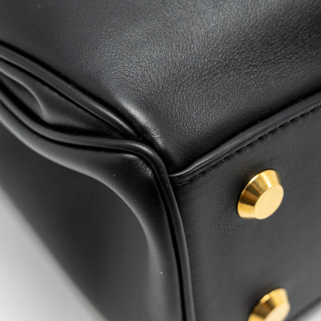 BALENCIAGA MEDIUM RODEO HANDBAG SMOOTH CALFSKIN BLACK GHW