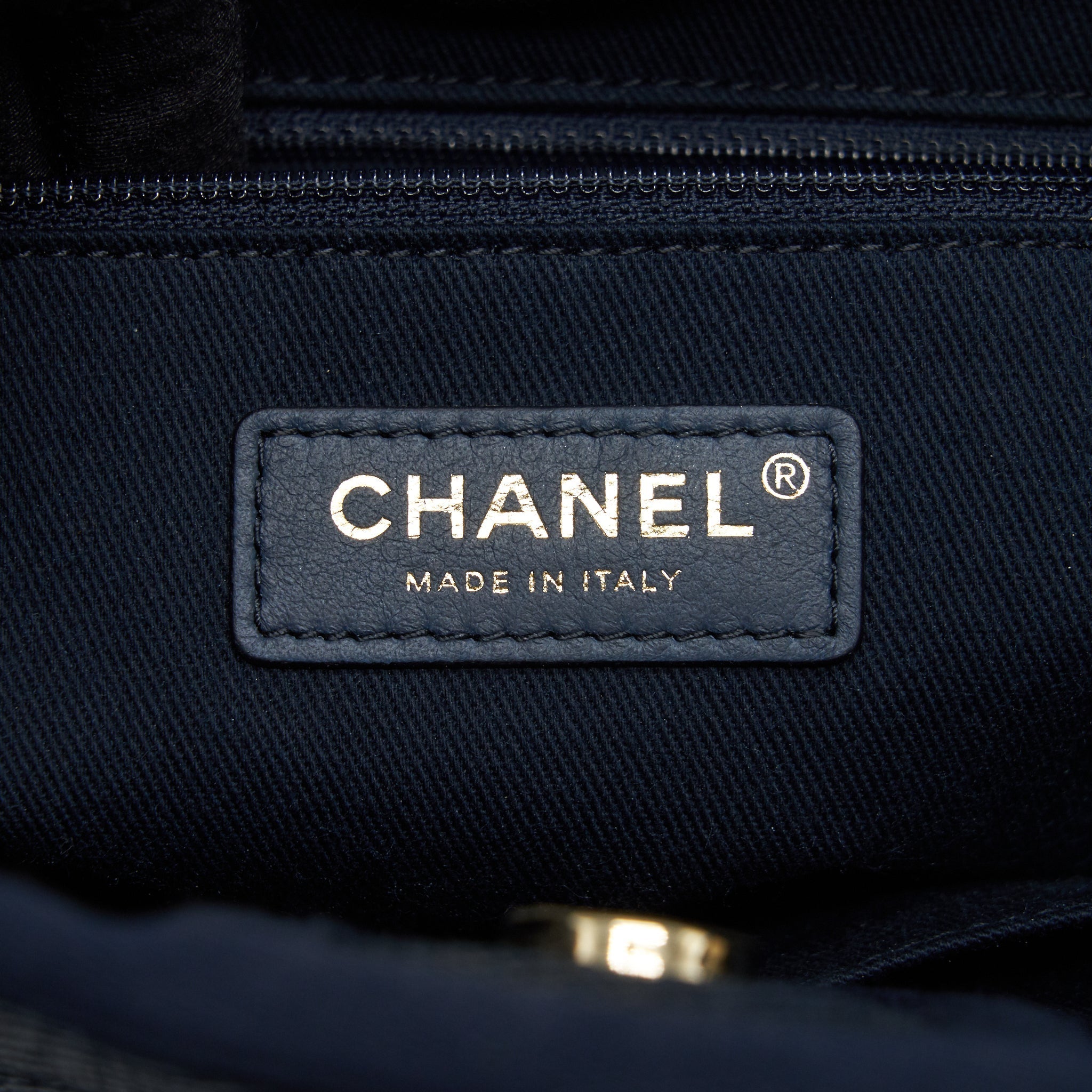 CHANEL SMALL DEAUVILLE TOTE BAG DENIM BLUE SHW