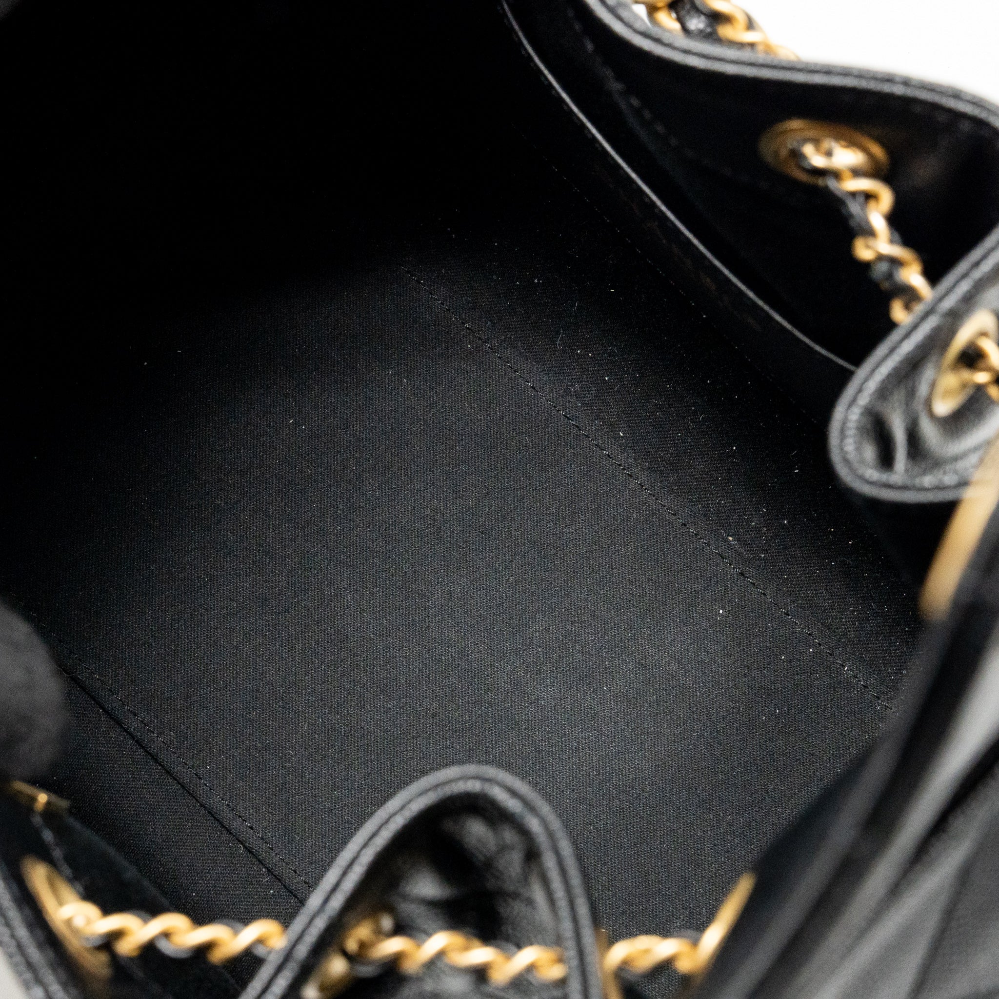 CHANEL SMALL 25 BAG CAVIAR BLACK GHW (MICROCHIP)