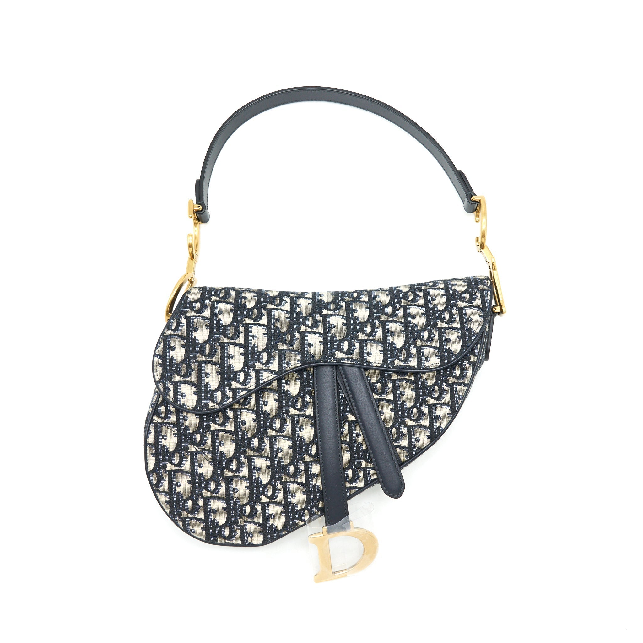 DIOR MEDIUM SADDLE BAG OBLIQUE GHW