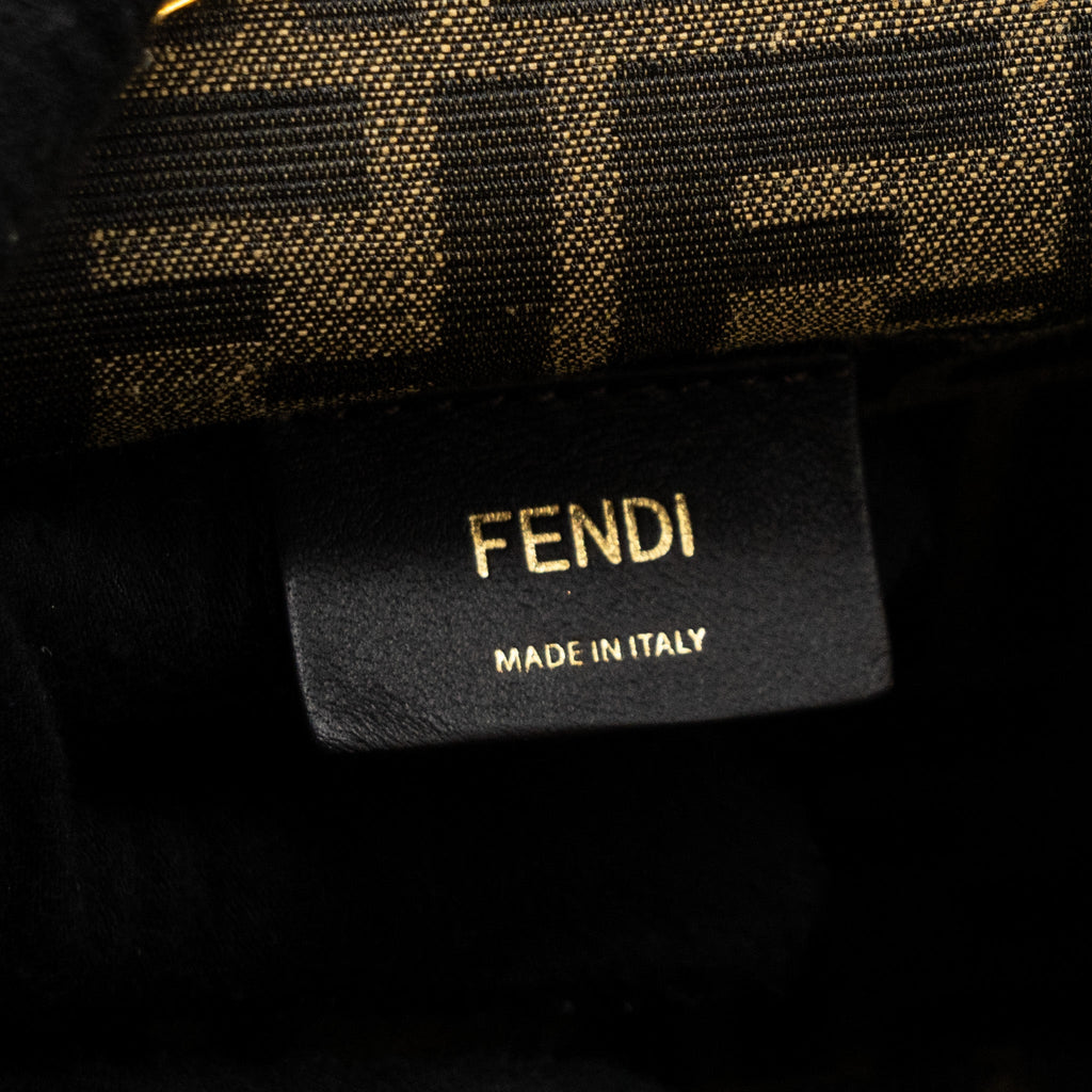 FENDI FENDI FIRST MIDI NAPPA LIGHT GREEN GHW