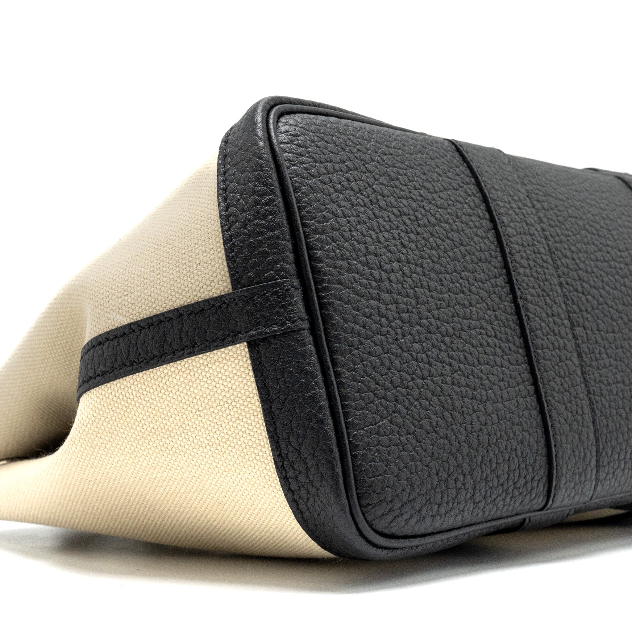 HERMES GARDEN PARTY 30 CANVAS/ NEGONDA BETON/BLACK SHW