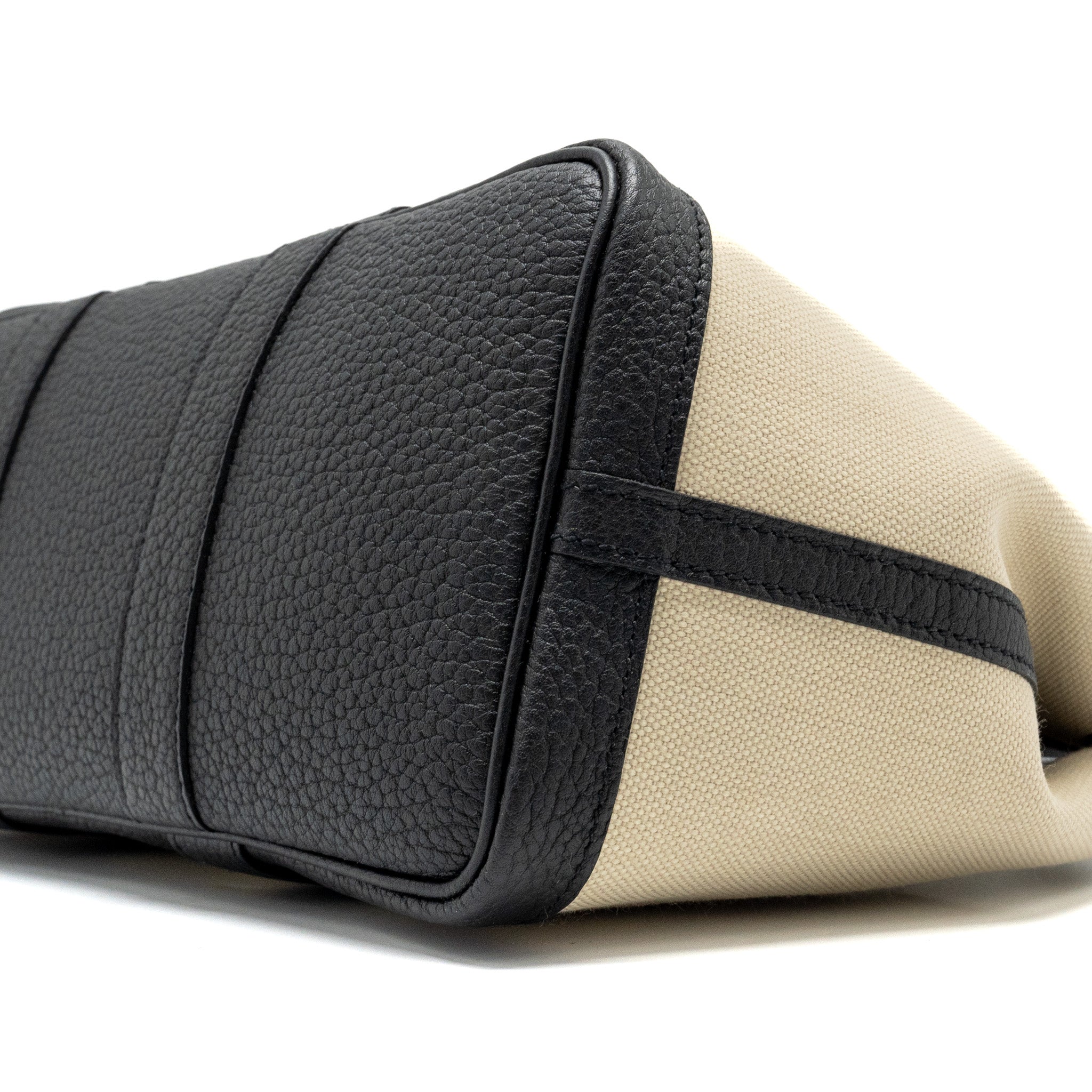 HERMES GARDEN PARTY 30 CANVAS/ NEGONDA BETON/BLACK SHW