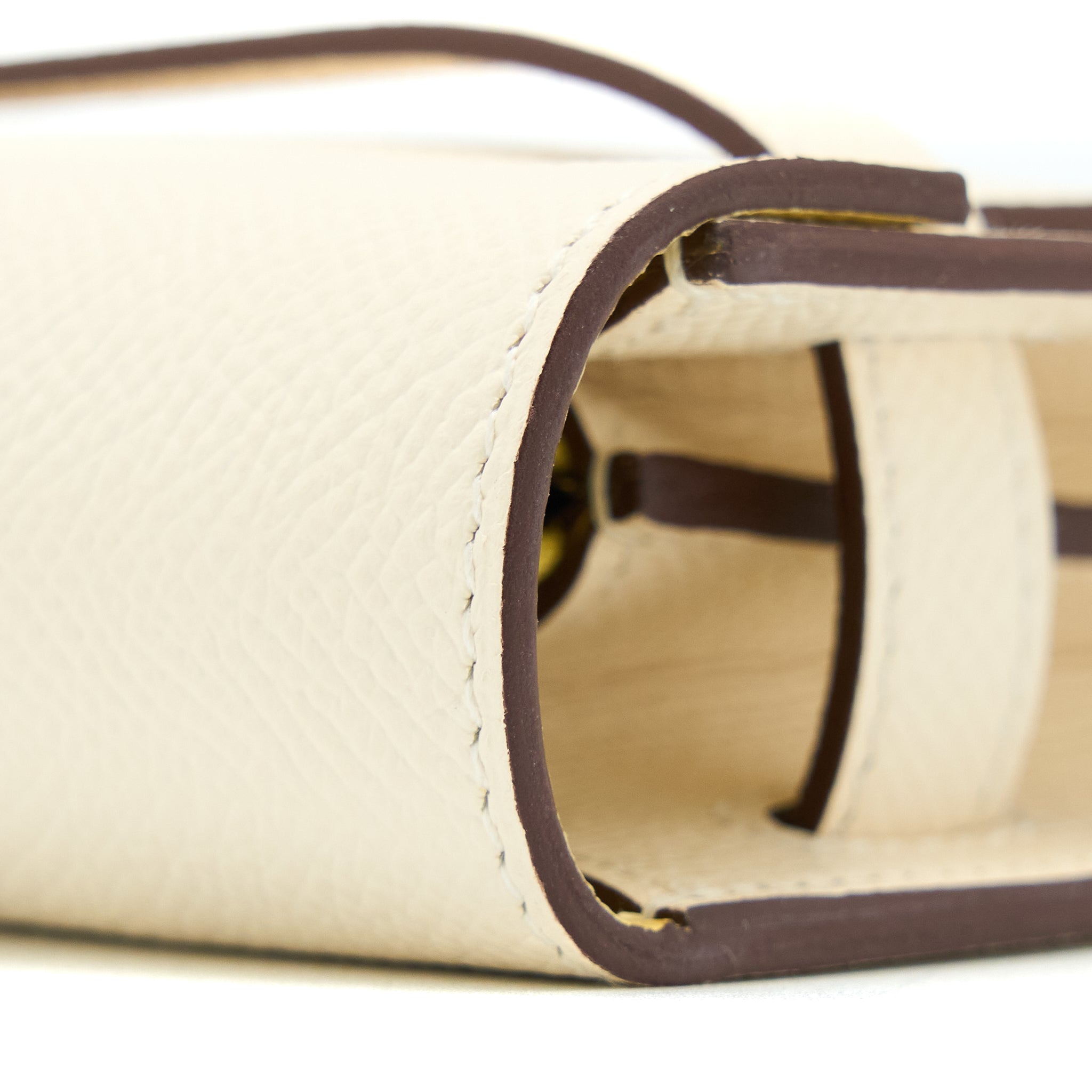 HERMES KELLY TO GO EPSOM NATA/JAUNE POUSSIN SHW