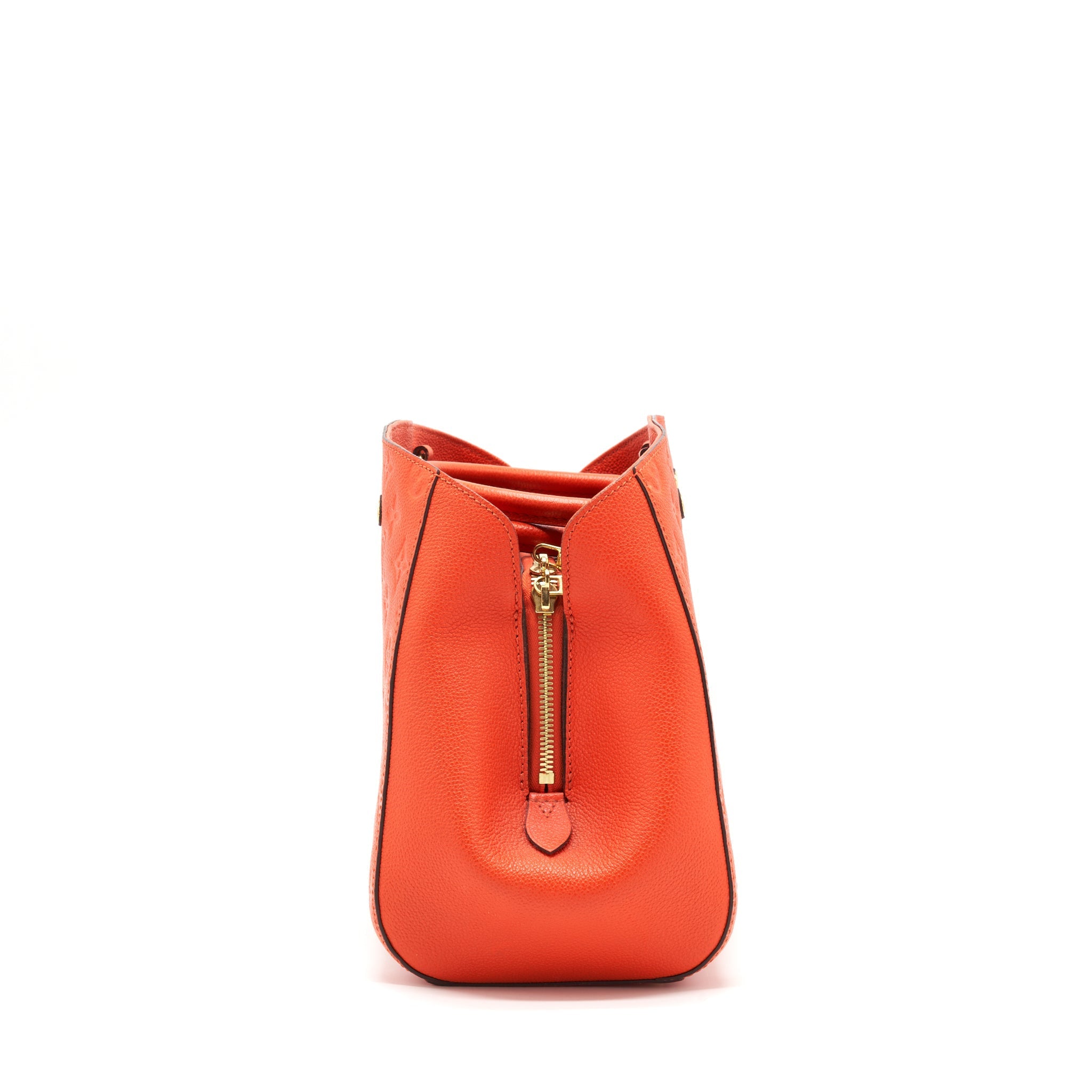 LOUIS VUITTON MONTAIGNE MM ORANGE MONOGRAM EMPREINTE YEAR 2015