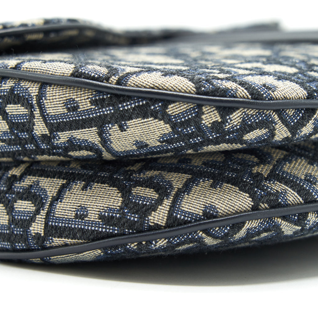 DIOR MEDIUM SADDLE BAG OBLIQUE GHW
