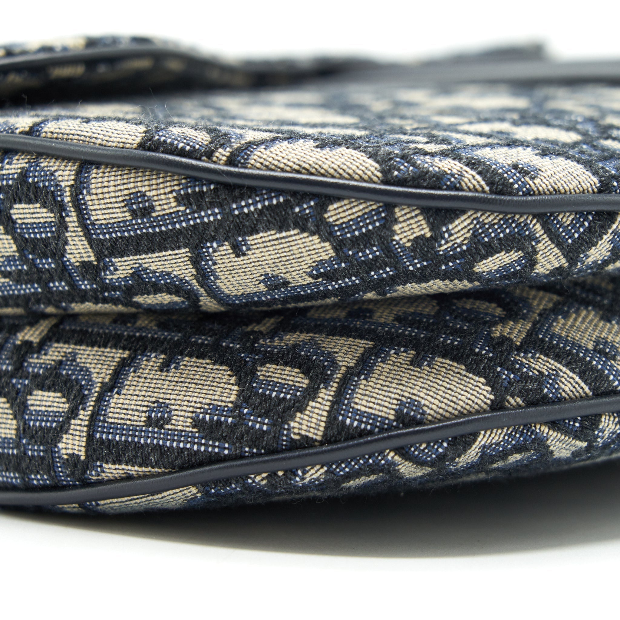 DIOR MEDIUM SADDLE BAG OBLIQUE GHW