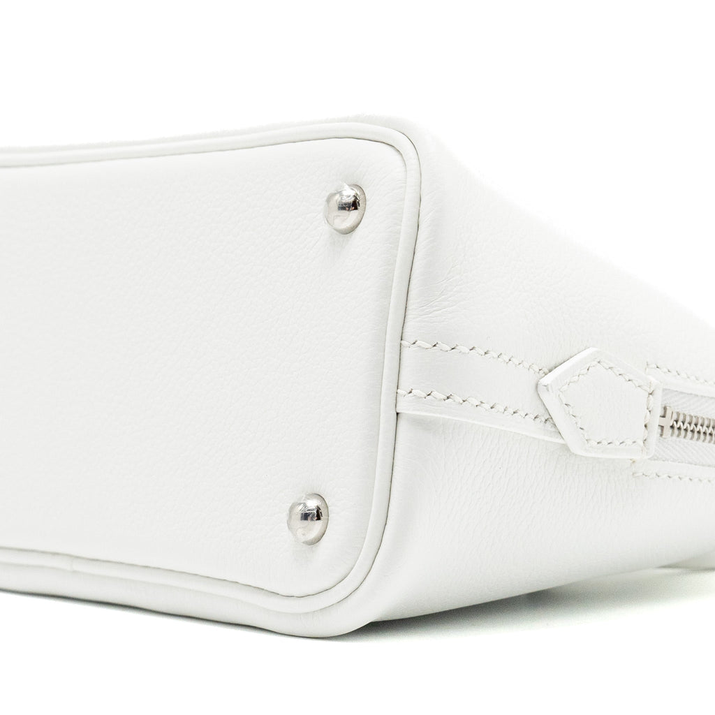 HERMES MINI BOLIDE EVERCOLOR NEW WHITE SHW