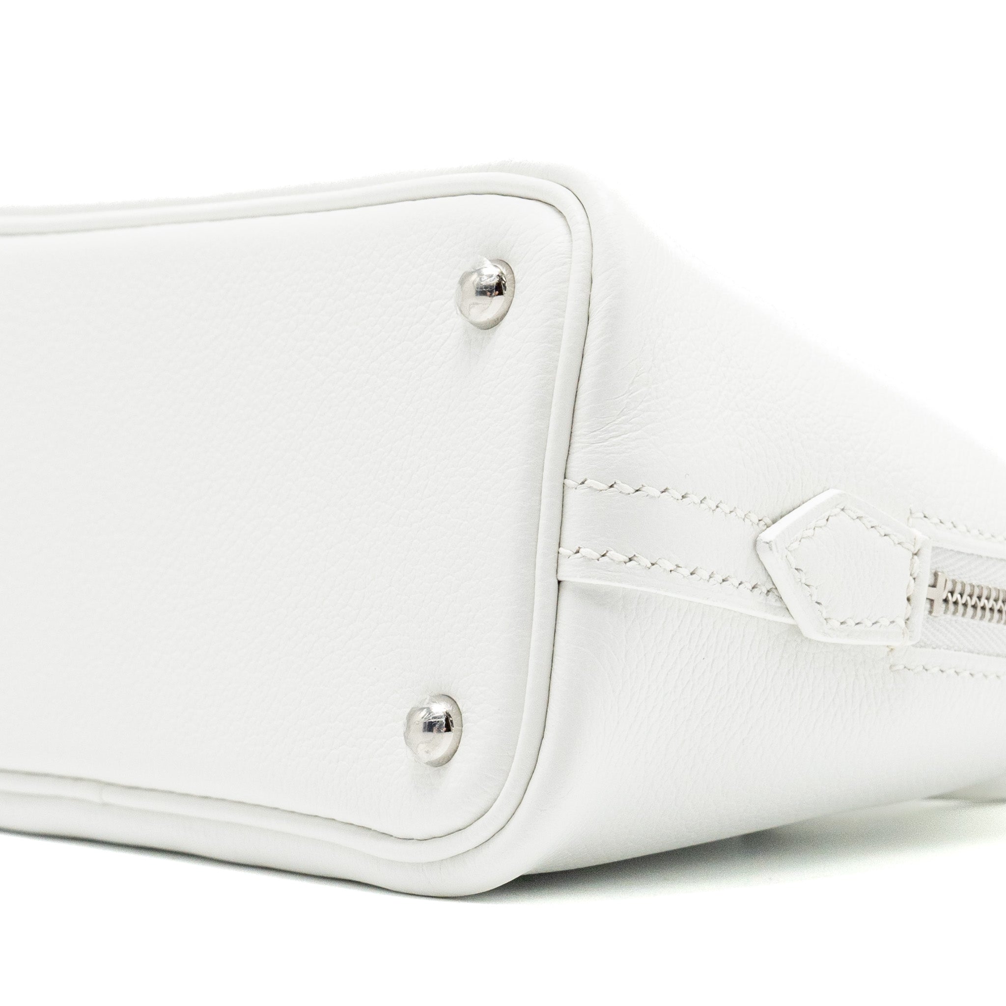 HERMES MINI BOLIDE EVERCOLOR NEW WHITE SHW