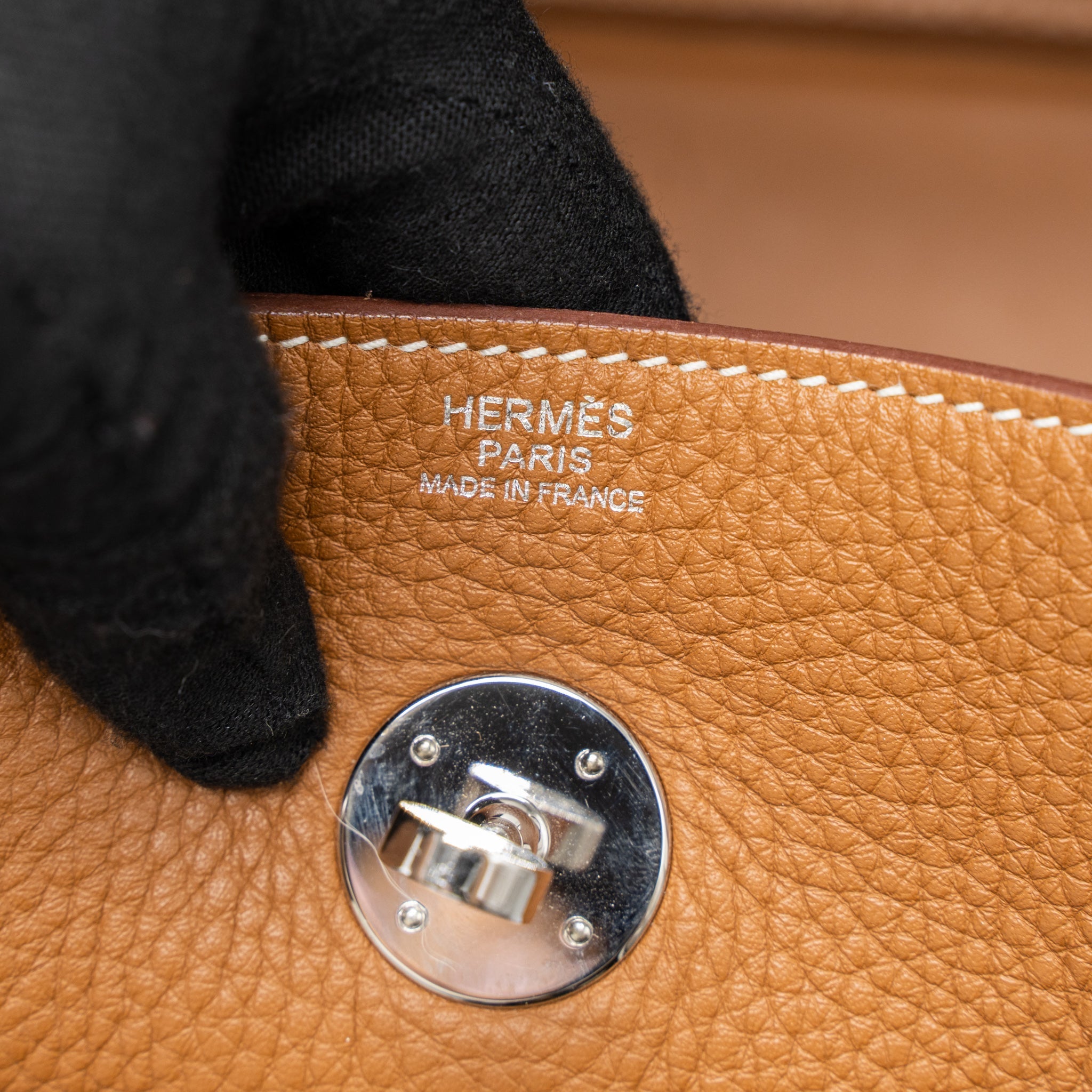 HERMES LINDY 30 CLEMENCE GOLD SHW
