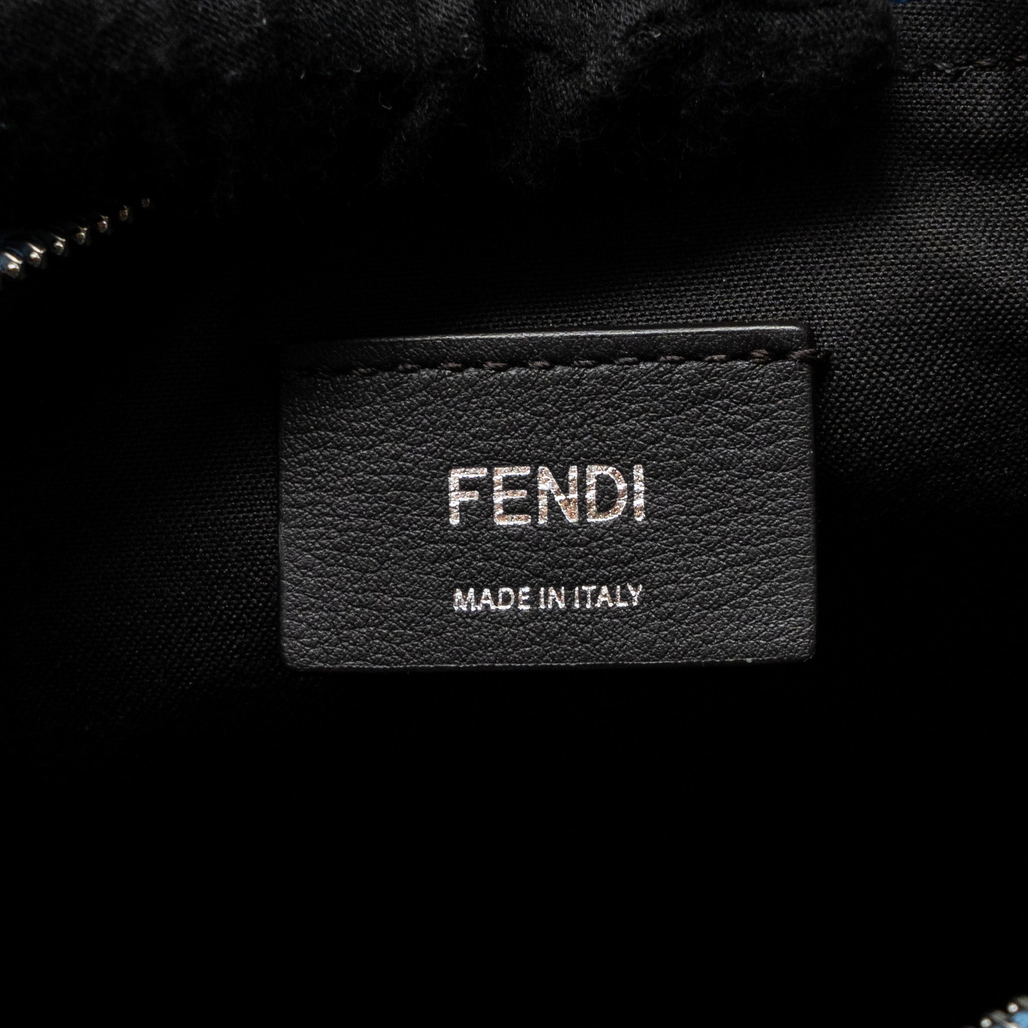 FENDI FENDIGRAPHY SMALL DENIM LIGHT BLUE SHW