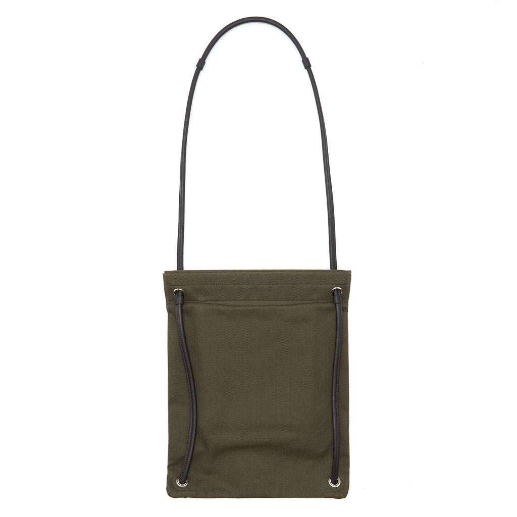 HERMES MALINE BAG KAKI/EBENE
