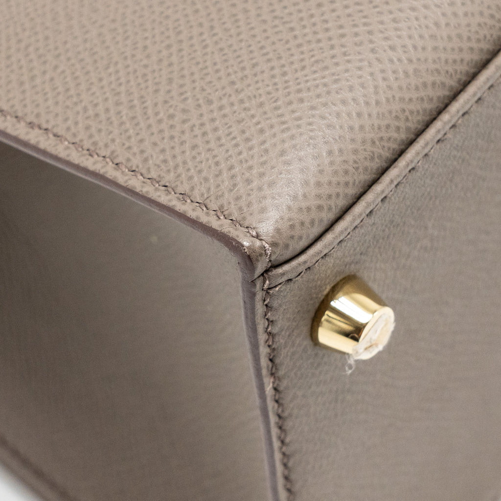 HERMES KELLY 28 EPSOM GRIS ETAIN GHW