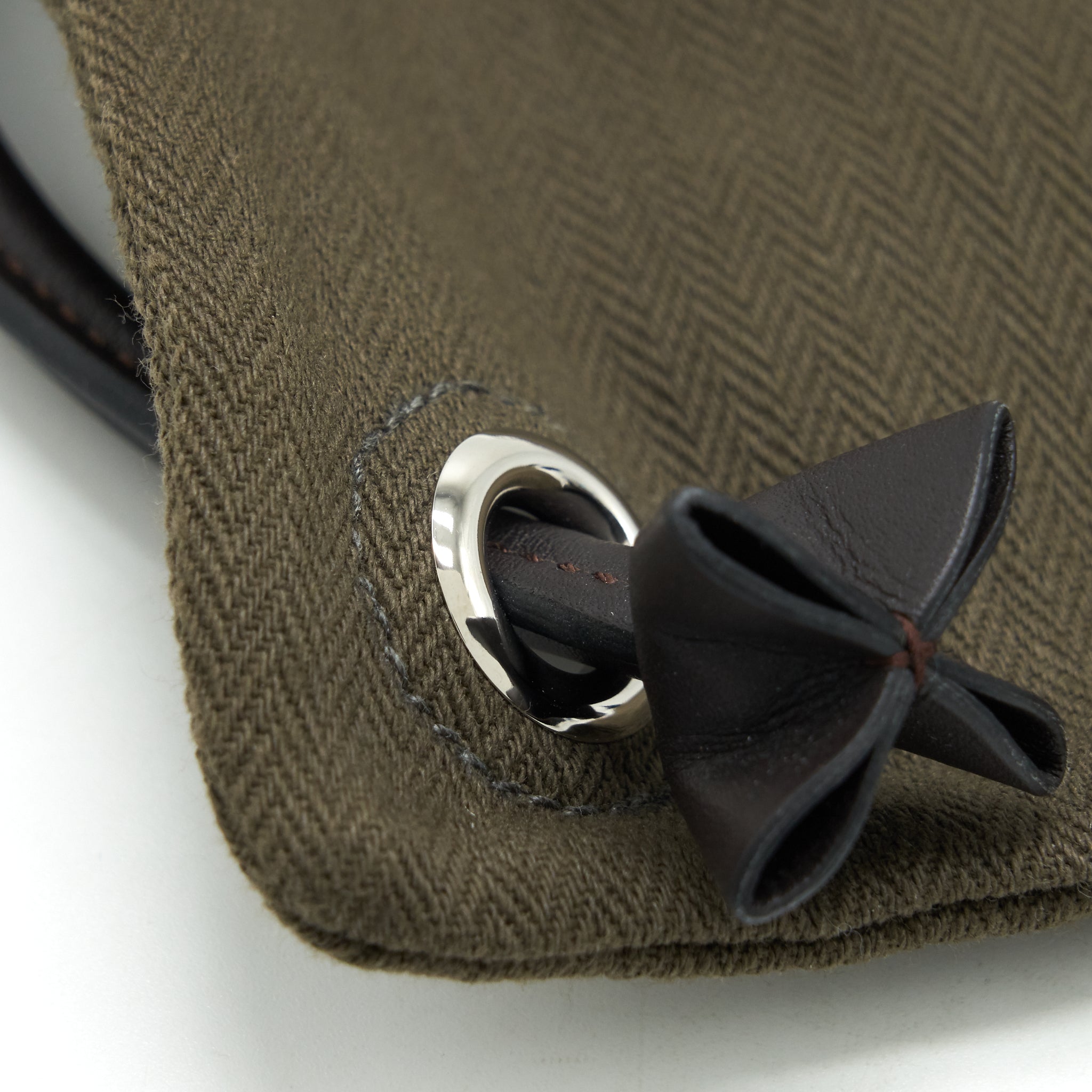 HERMES MALINE BAG KAKI/EBENE