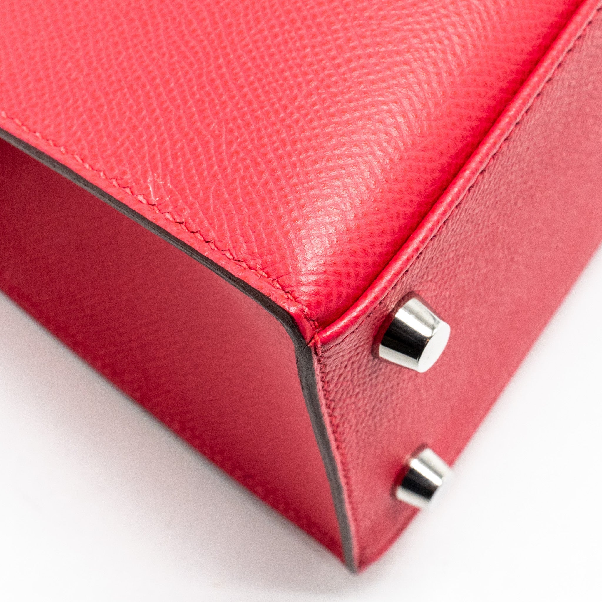 HERMES KELLY 25 SELLIER EPSOM ROSE EXTREME SHW