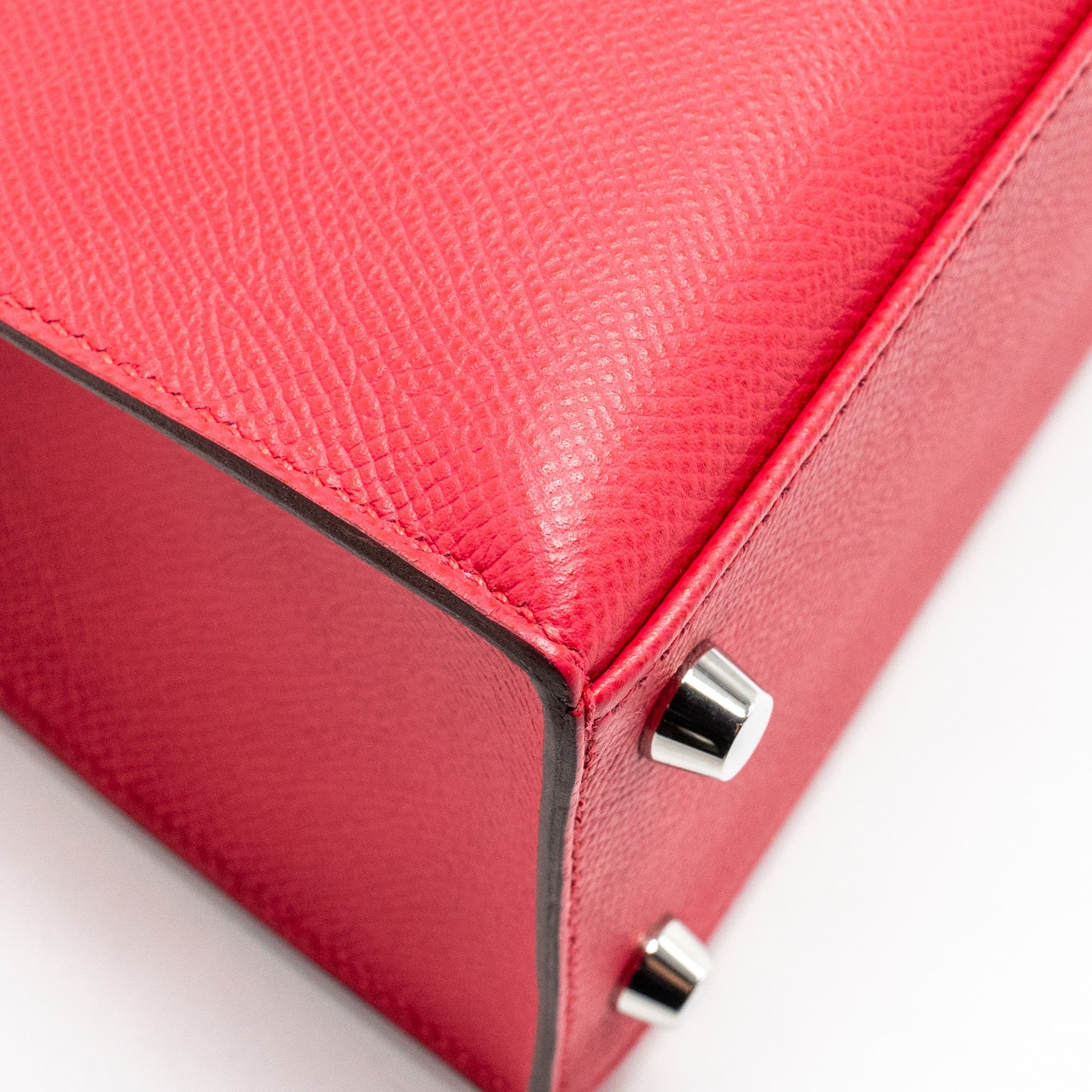 HERMES KELLY 25 SELLIER EPSOM ROSE EXTREME SHW