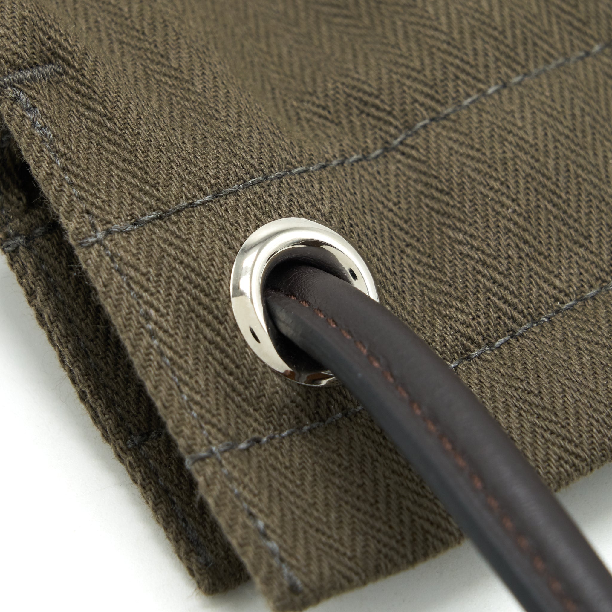 HERMES MALINE BAG KAKI/EBENE