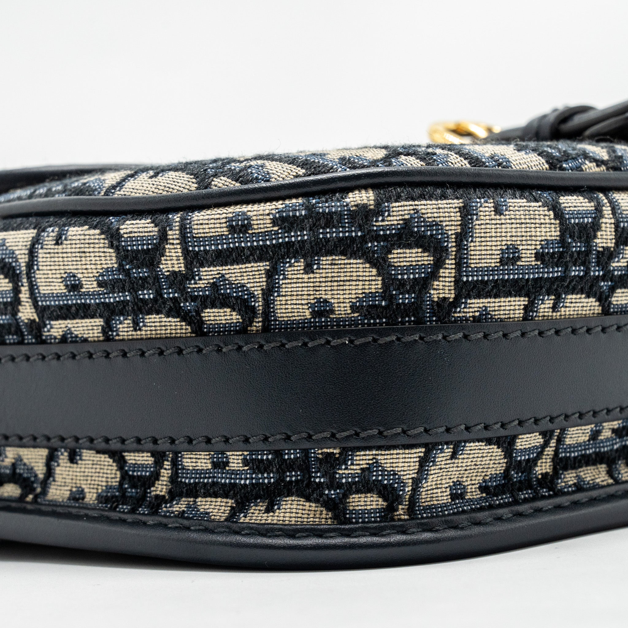 DIOR MEDIUM BOBBY BAG OBLIQUE JACQUARD BLUE GHW