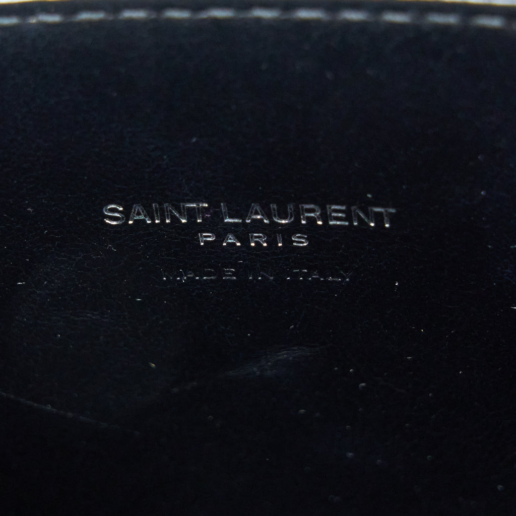 SAINT LAURENT/YSL SAC DE JOUR NANO CROC EMBOSSED BLACK SHW