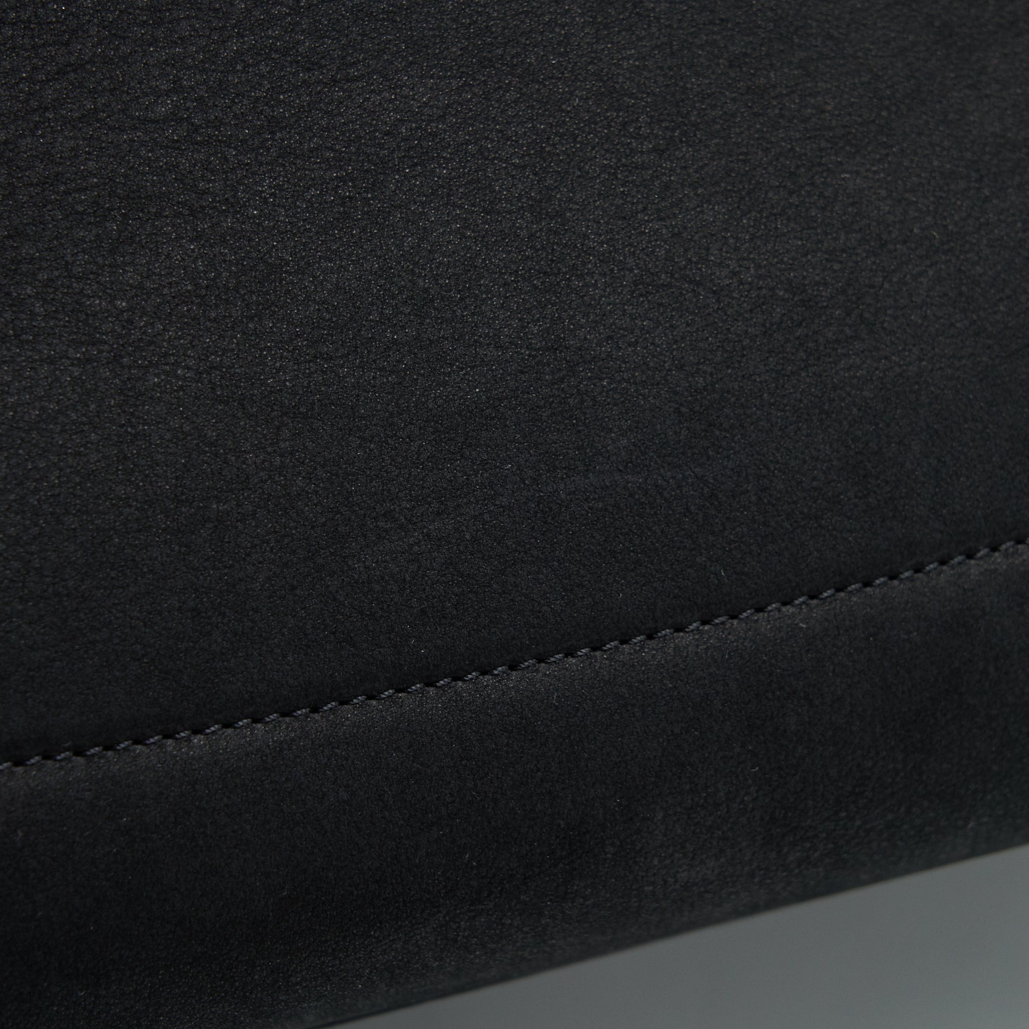 CHANEL SUEDE LEATHER TOTE BAG BLACK LGHW