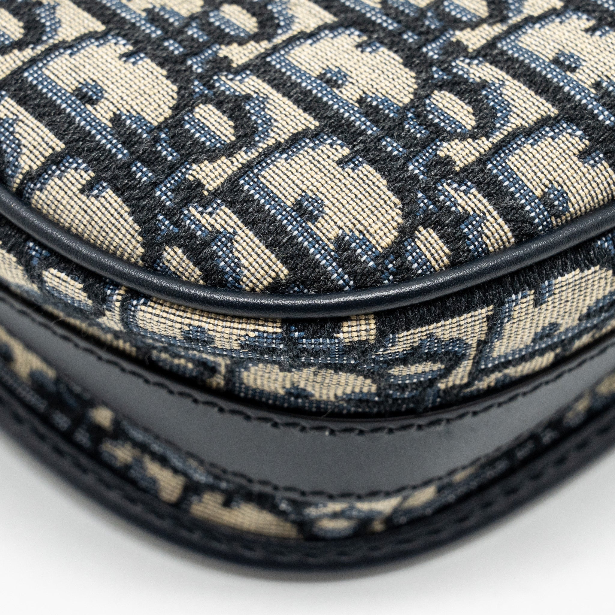 DIOR MEDIUM BOBBY BAG OBLIQUE JACQUARD BLUE GHW