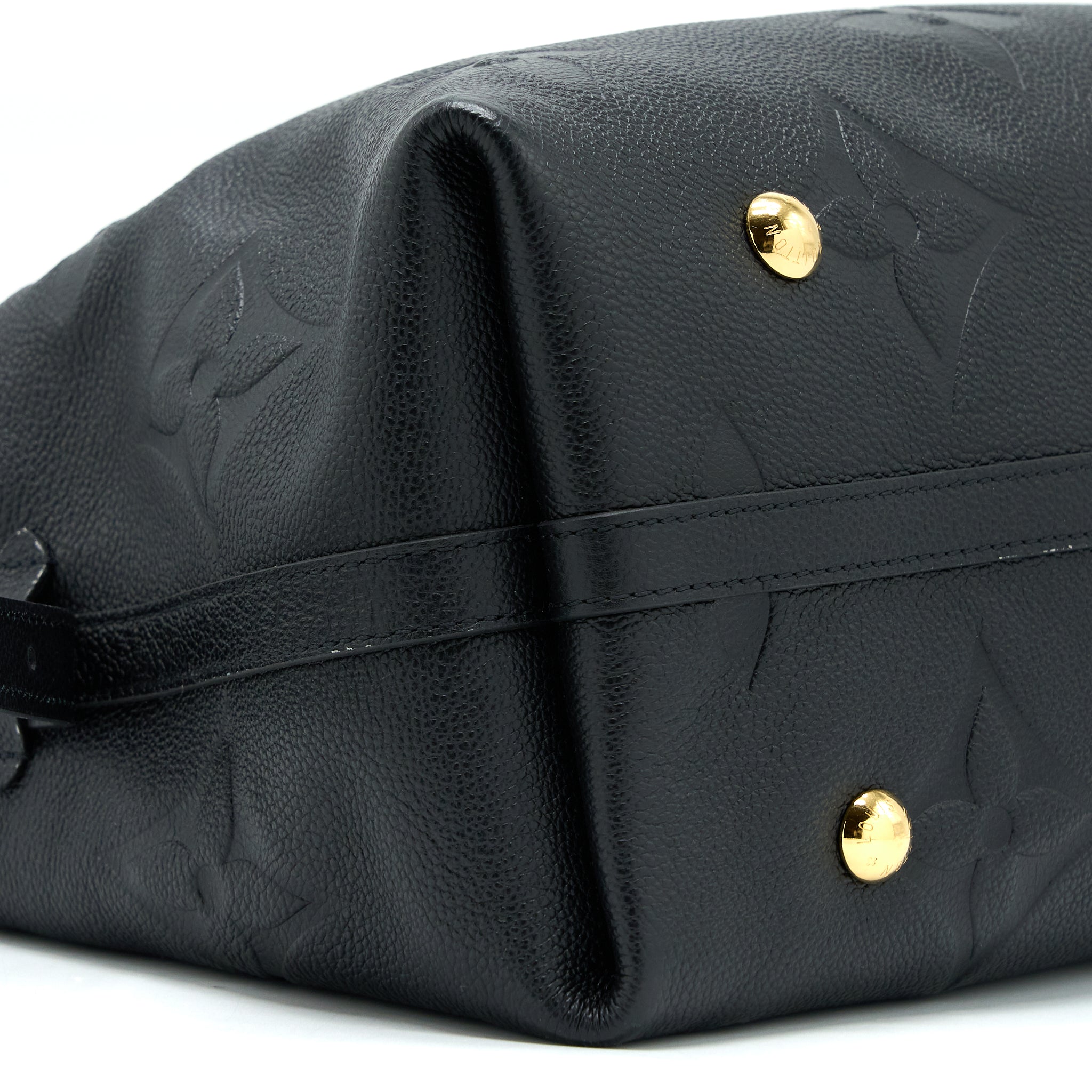 LOUIS VUITTON CARRYALL MM EMPREINTE BLACK GHW (NEW VERSION)