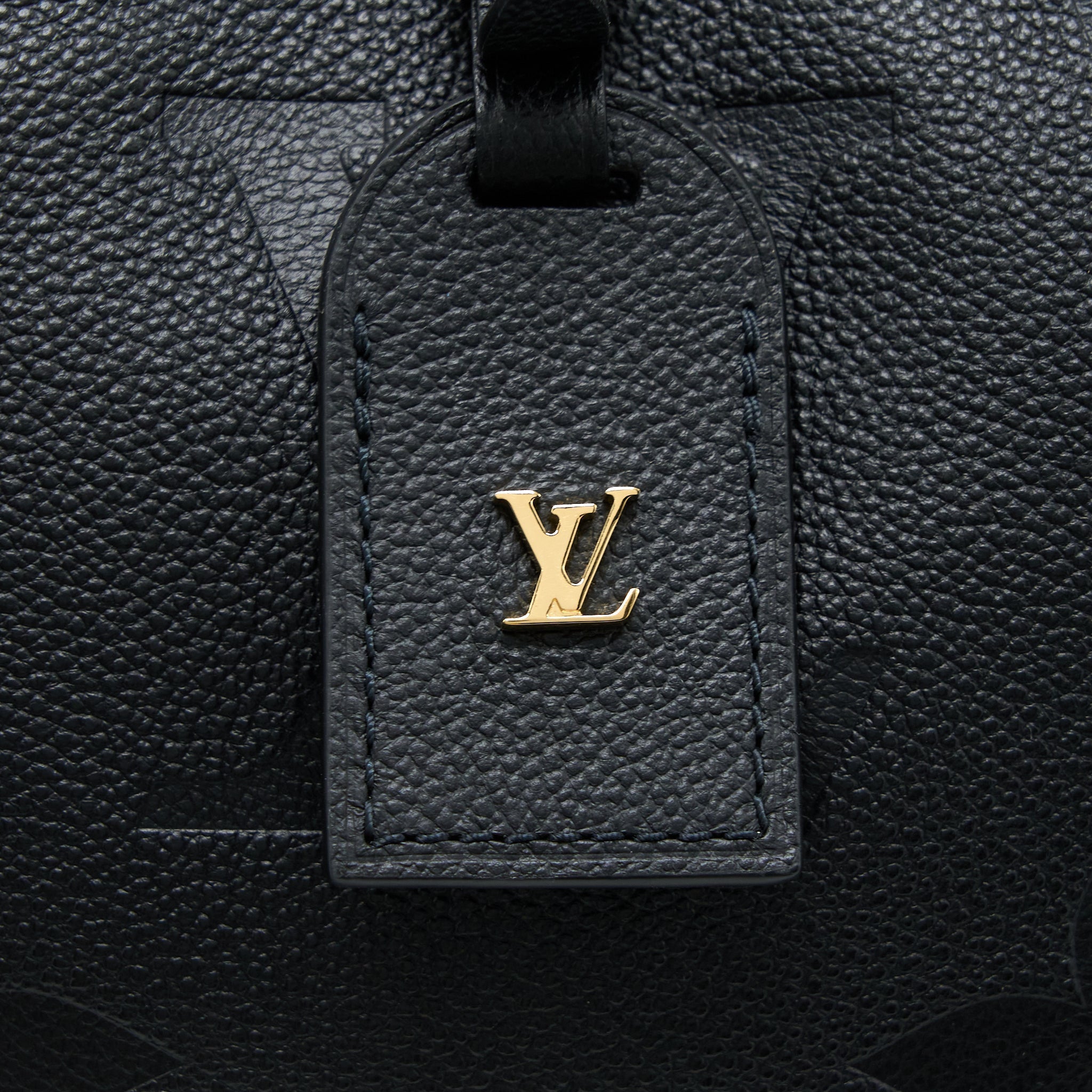 LOUIS VUITTON CARRYALL MM EMPREINTE BLACK GHW (NEW VERSION)