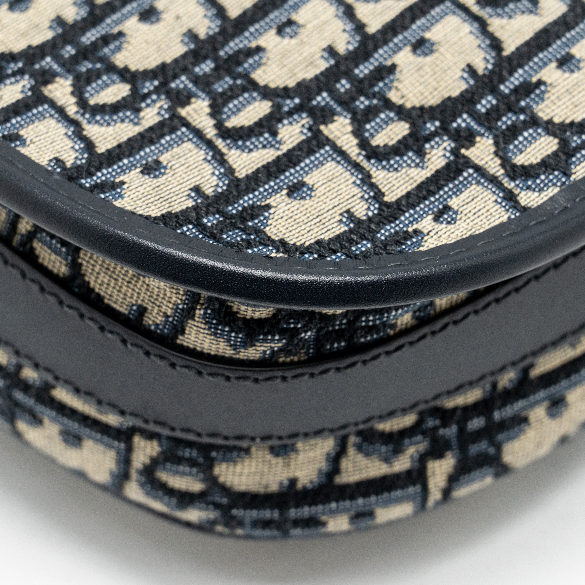 DIOR MEDIUM BOBBY BAG OBLIQUE JACQUARD BLUE GHW
