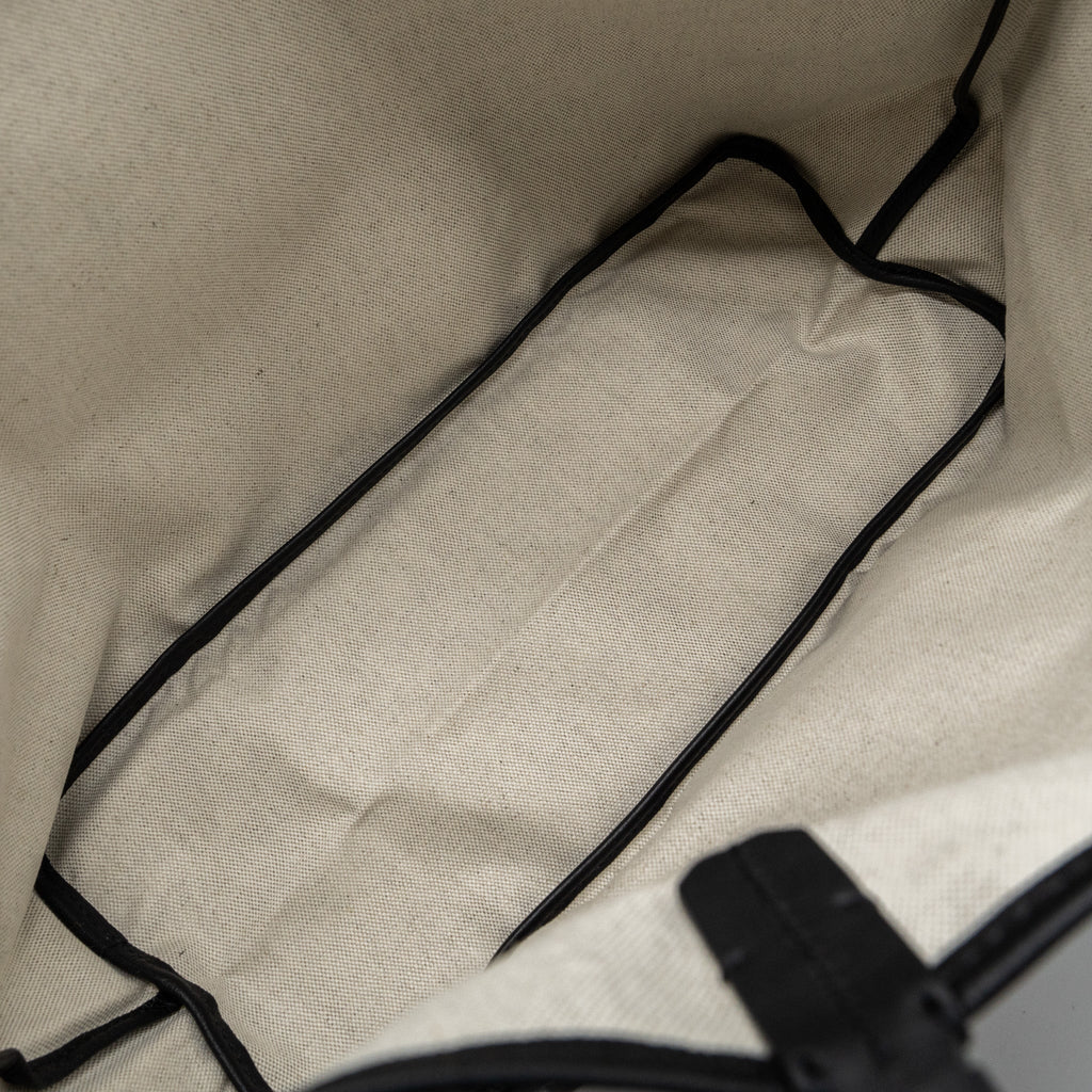 GOYARD SAINT LOUIS PM TOTE BAG GOYARDINE CANVAS BLACK / MULTICOLOR