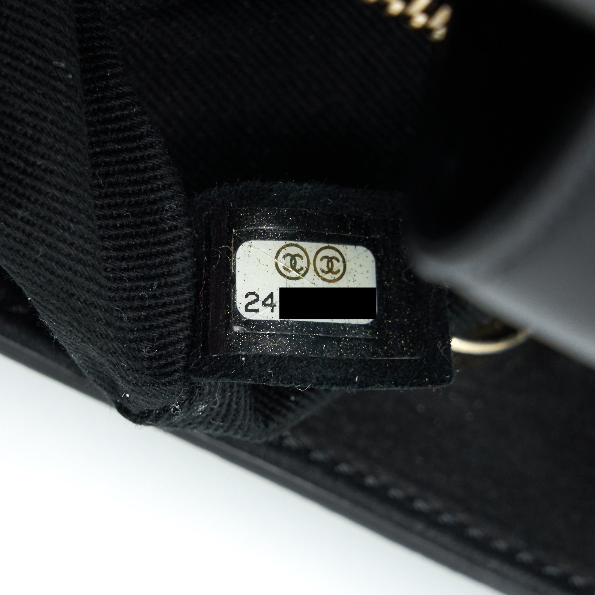 CHANEL SUEDE LEATHER TOTE BAG BLACK LGHW
