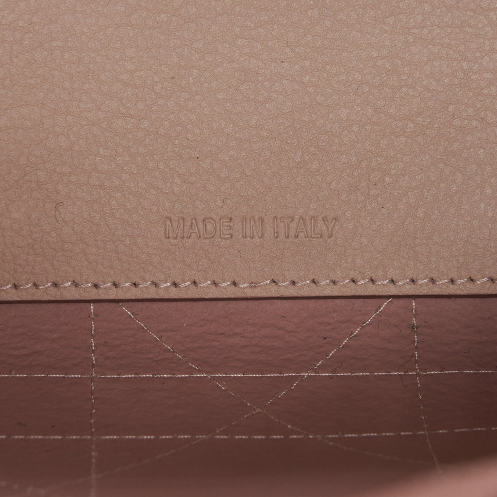 DIOR LADY DIOR TOTE BAG CALFSKIN LIGHT BEIGE SHW