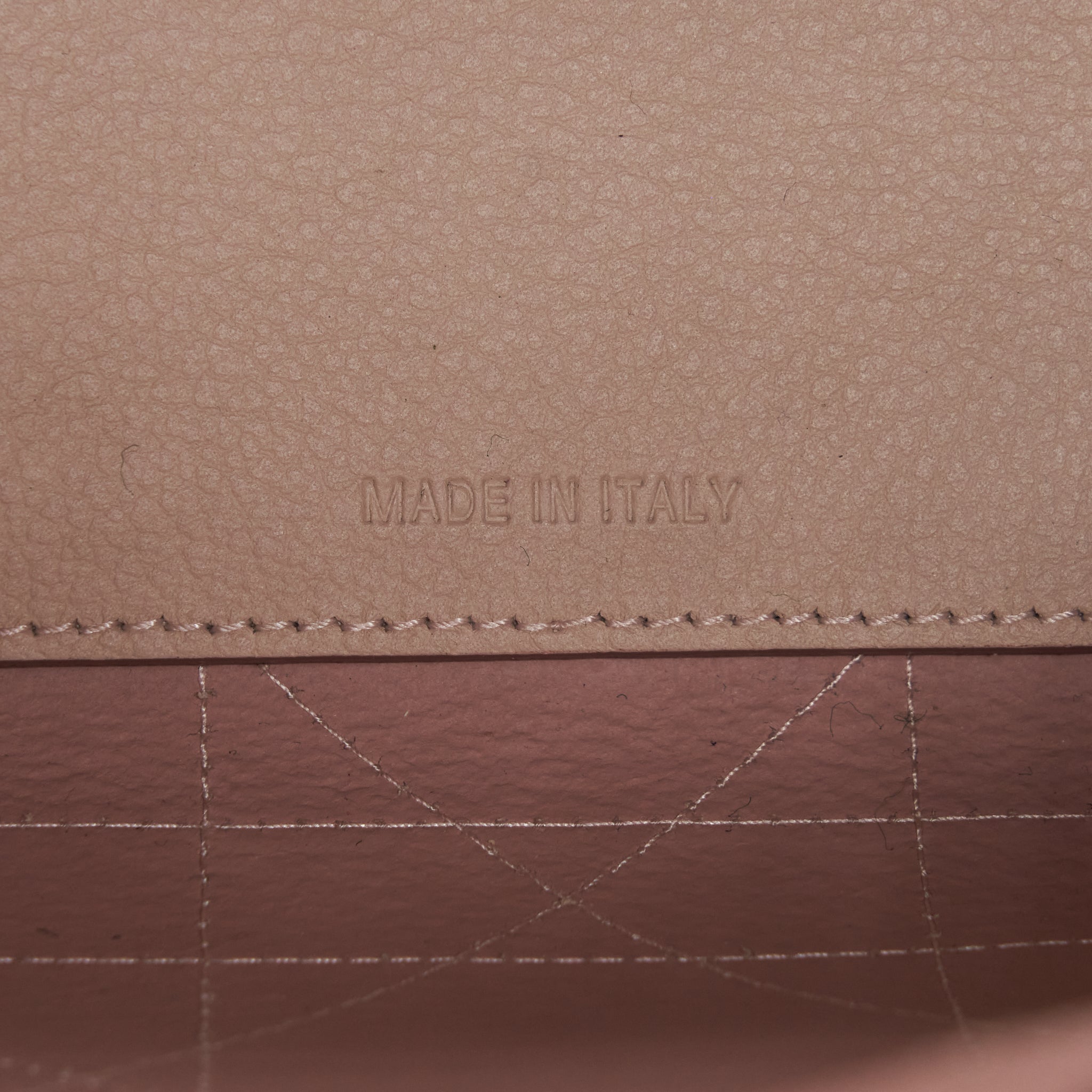 DIOR LADY DIOR TOTE BAG CALFSKIN LIGHT BEIGE SHW