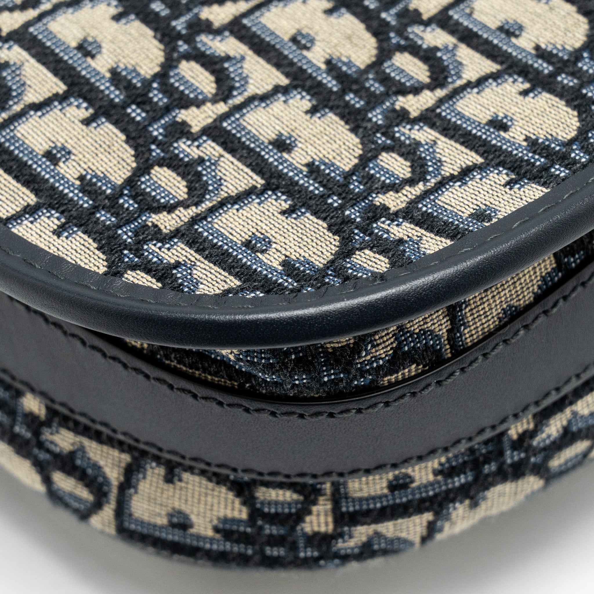 DIOR MEDIUM BOBBY BAG OBLIQUE JACQUARD BLUE GHW