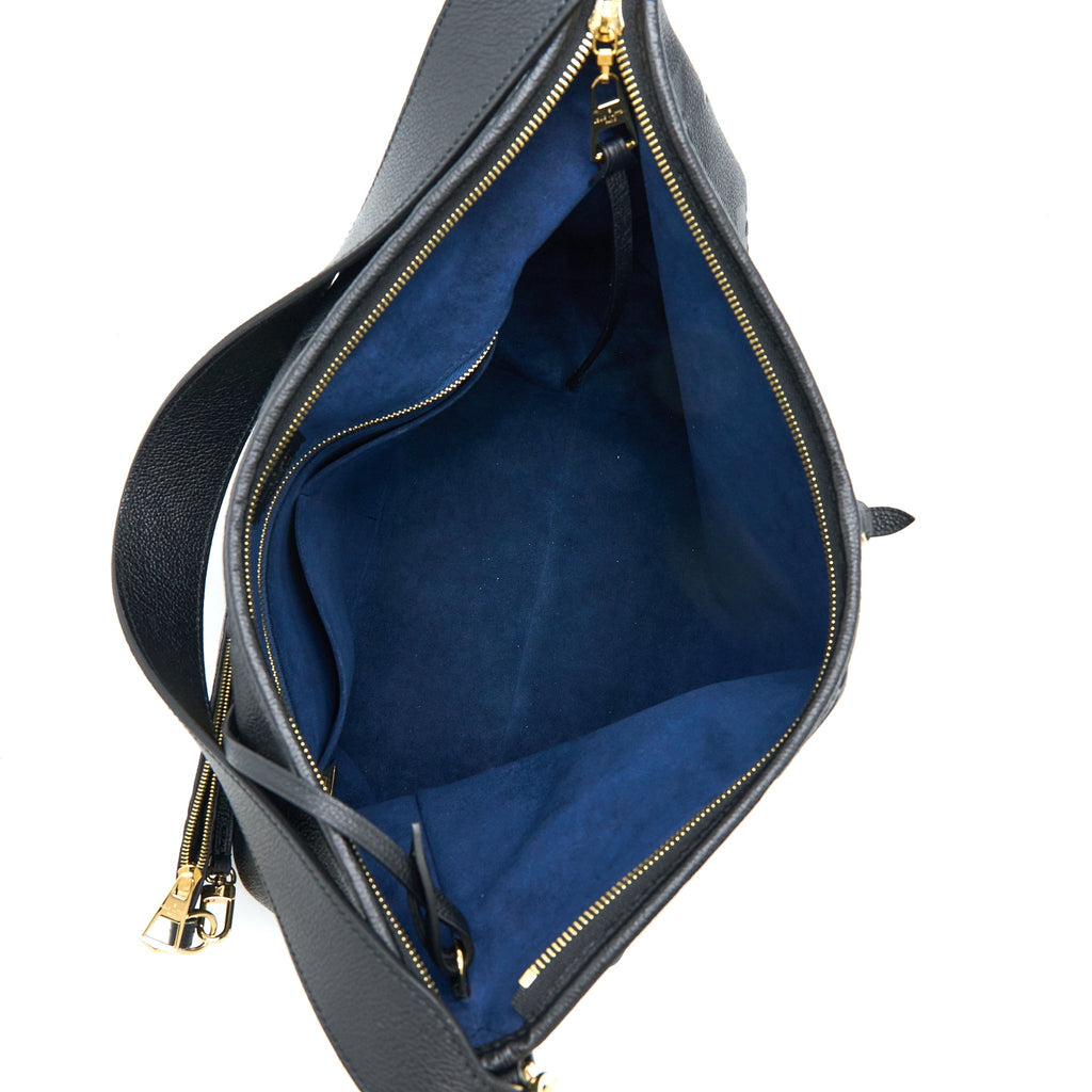 LOUIS VUITTON CARRYALL MM EMPREINTE BLACK GHW (NEW VERSION)