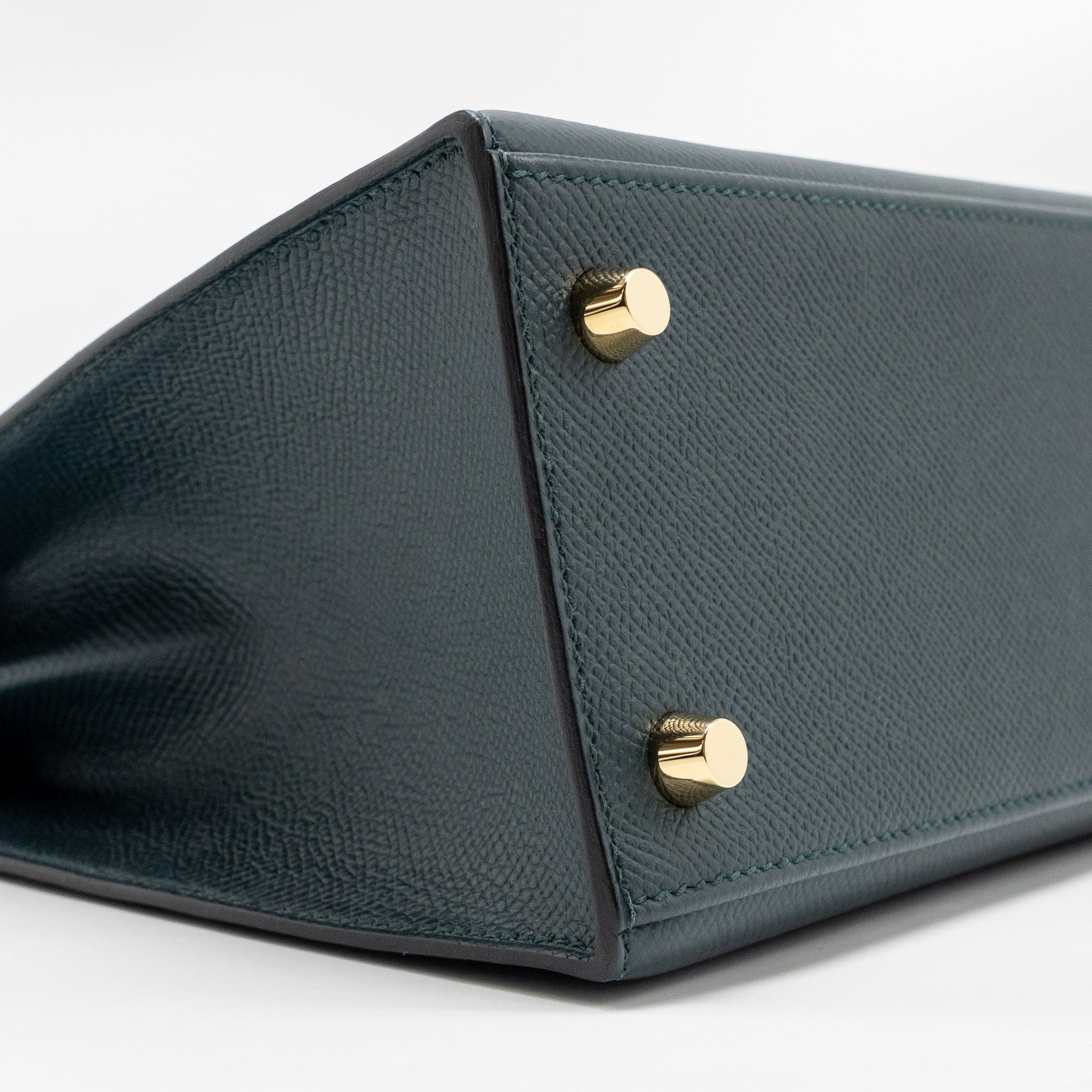 HERMES KELLY 25 EPSOM VERT CYPRESS GHW
