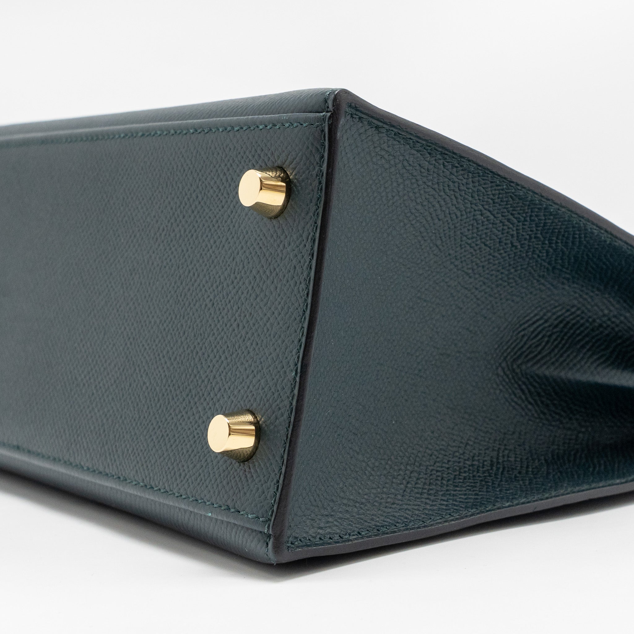 HERMES KELLY 25 EPSOM VERT CYPRESS GHW