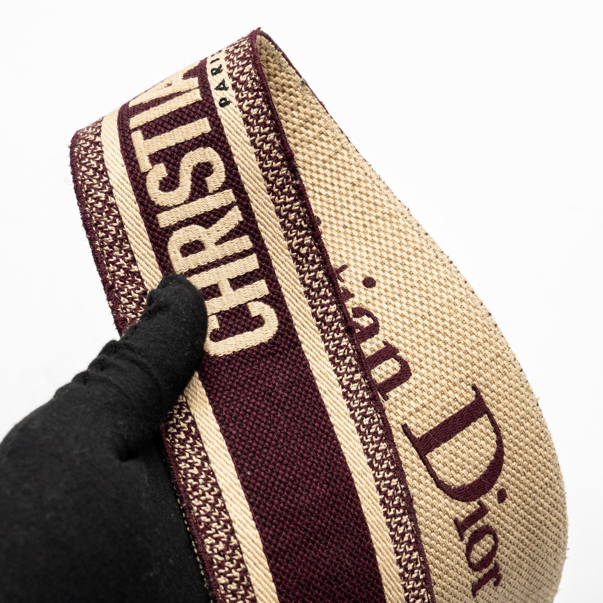 DIOR MINI SADDLE BAG CALFSKIN RED GHW