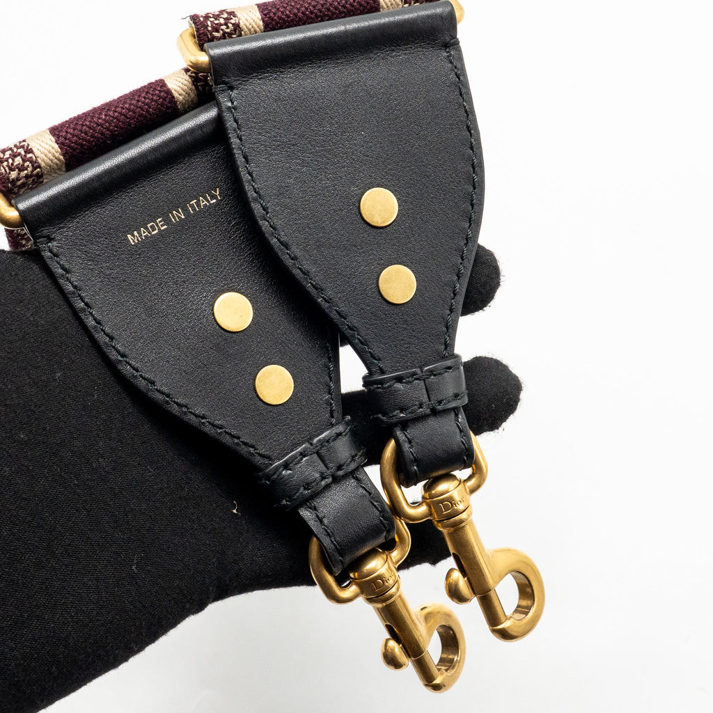DIOR MINI SADDLE BAG CALFSKIN RED GHW