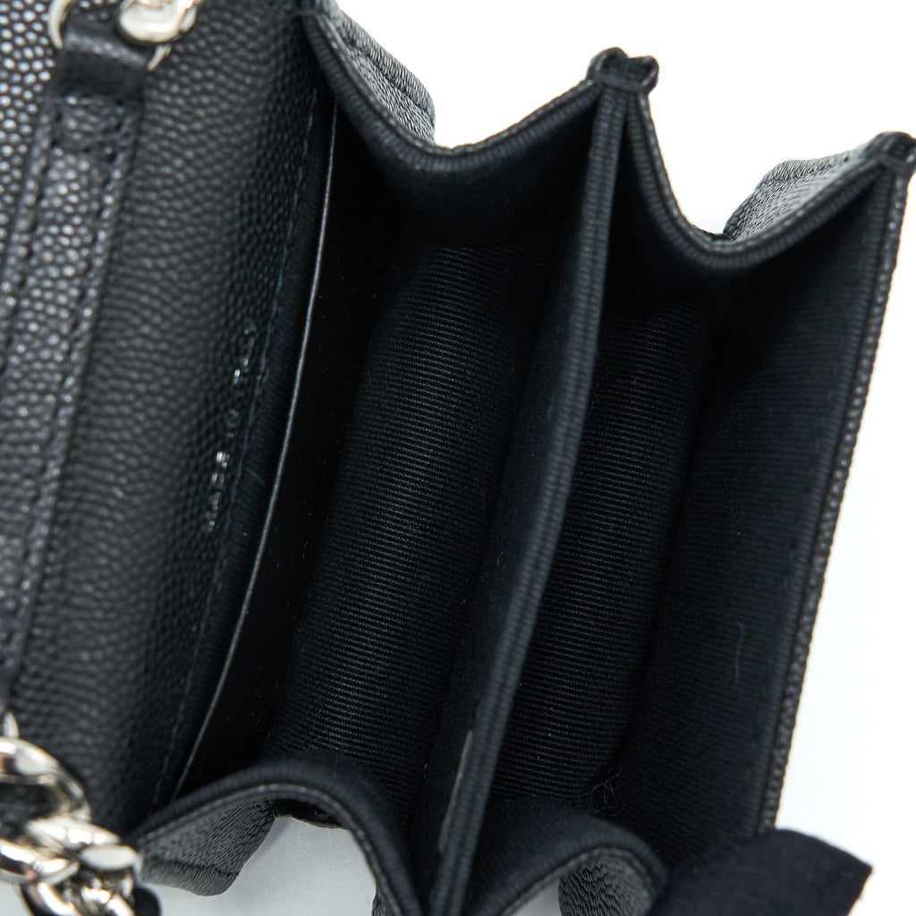 CHANEL CLUTCH WITH CHAIN CAVIAR BLACK SHW