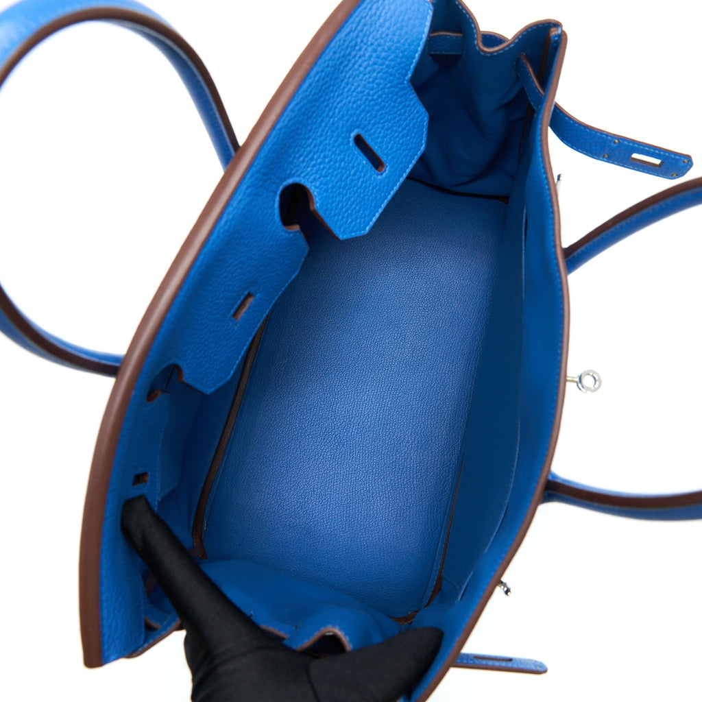 HERMES BIRKIN 35 TOGO 7W BLEU IZMIR SHW