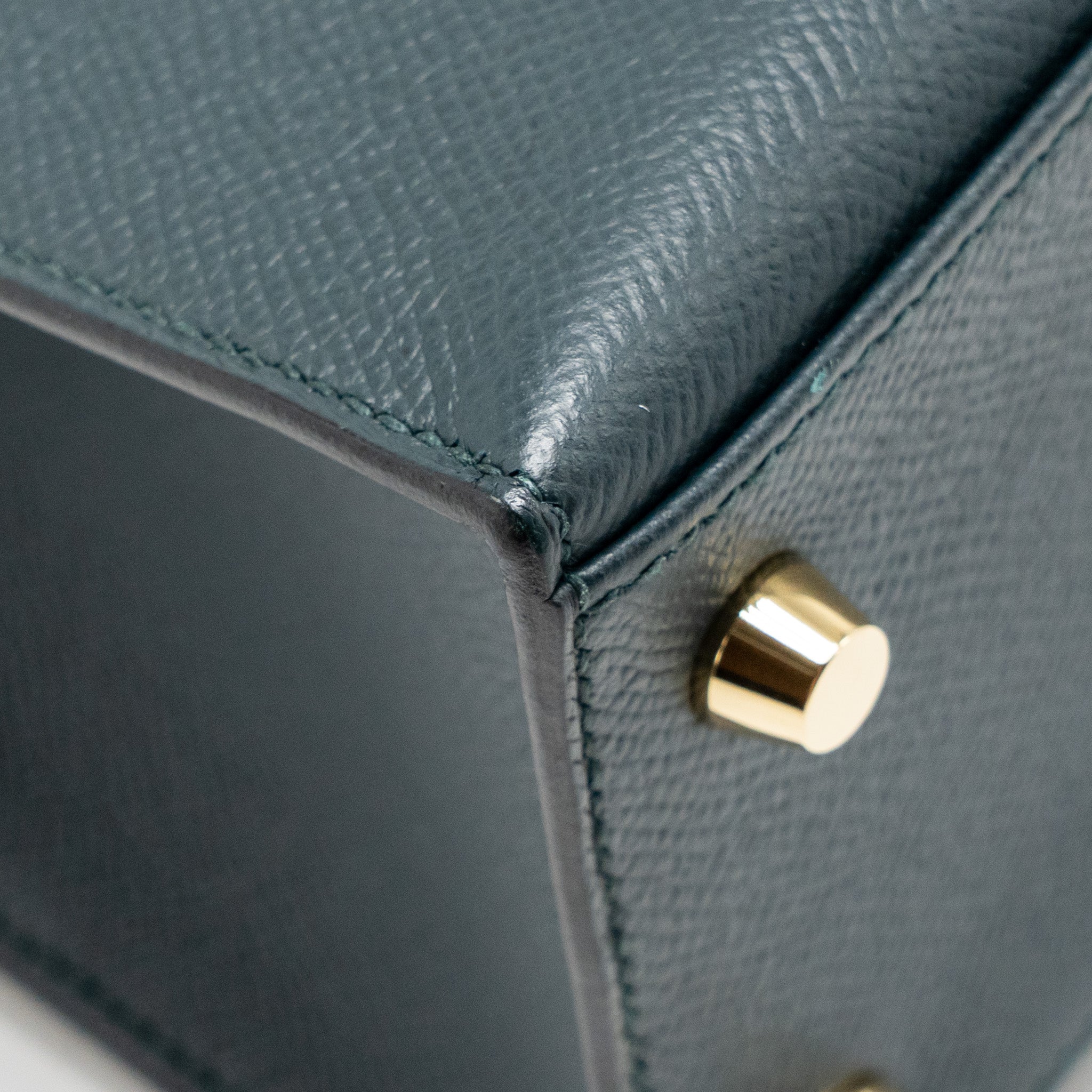HERMES KELLY 25 EPSOM VERT CYPRESS GHW