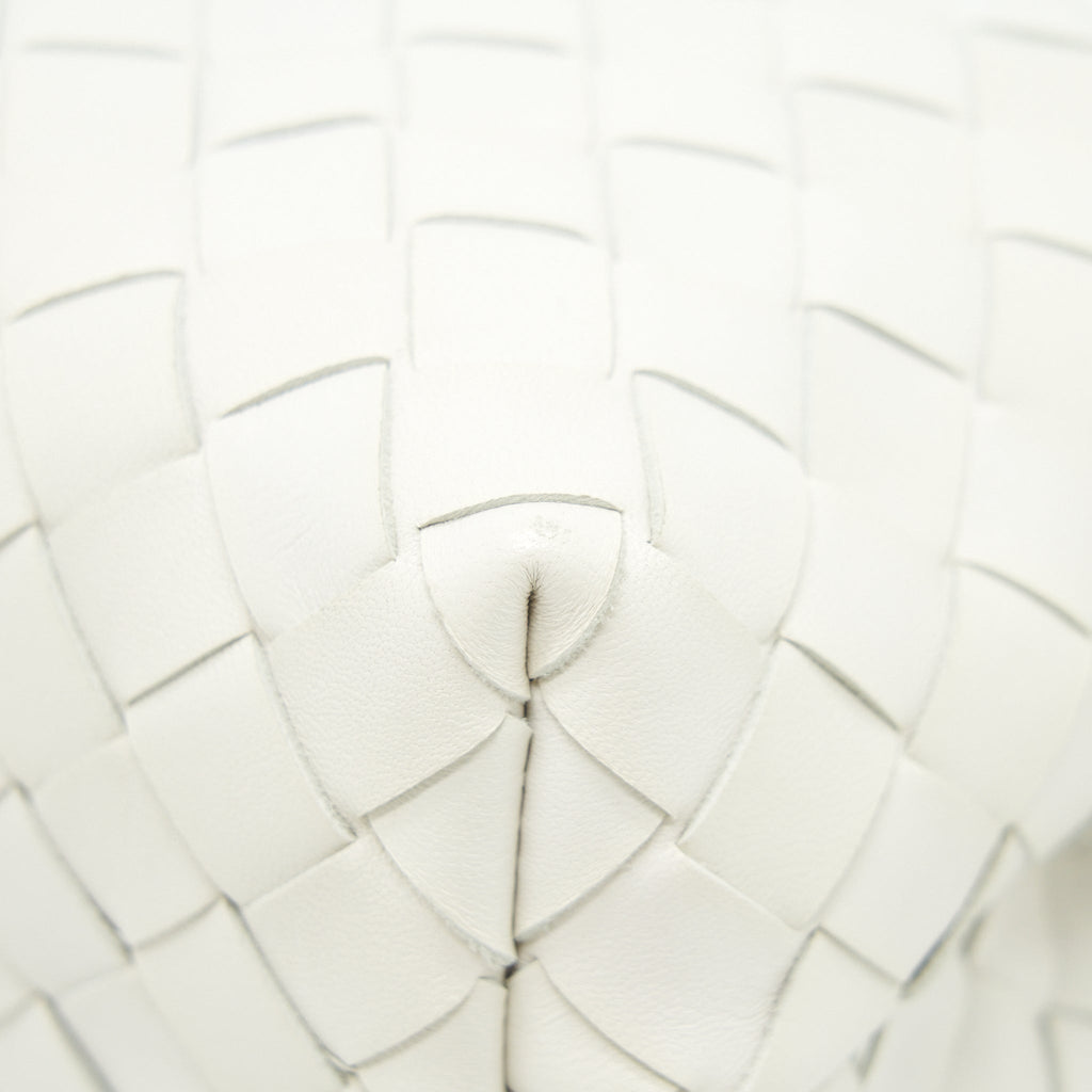 BOTTEGA VENETA CROSSBODY BAG  INTRECCIATO WHITE
